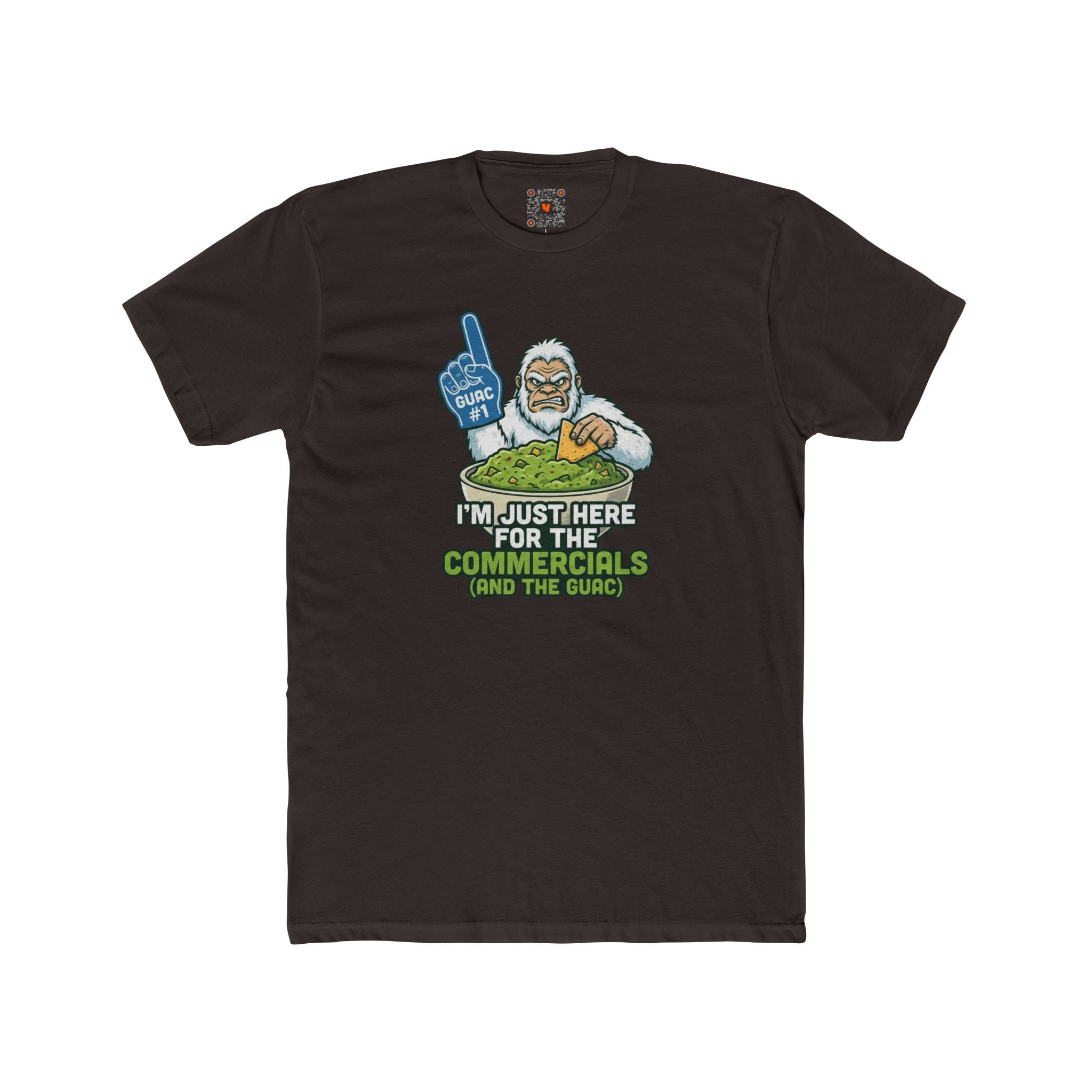 I'm Just Here for the Commercials Football T‑Shirt