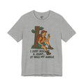 Hiking Tee — "I Just Rolled a Joint... It Was My Ankle" Funny Outdoor T-Shirt