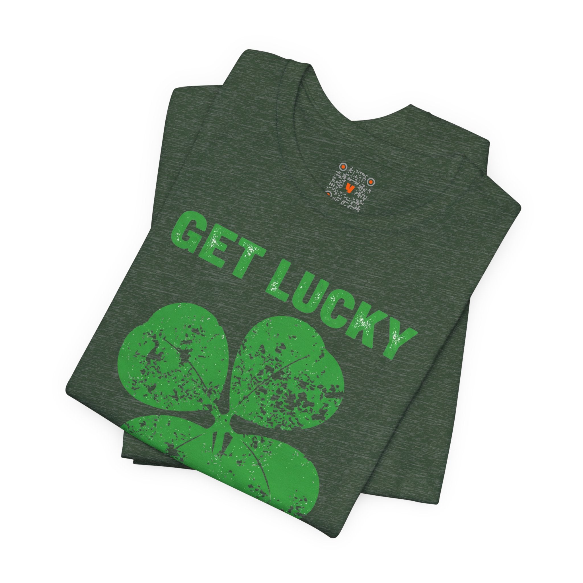 Get Lucky Shamrock T-Shirt — St. Patrick's Day Lucky Clover Tee