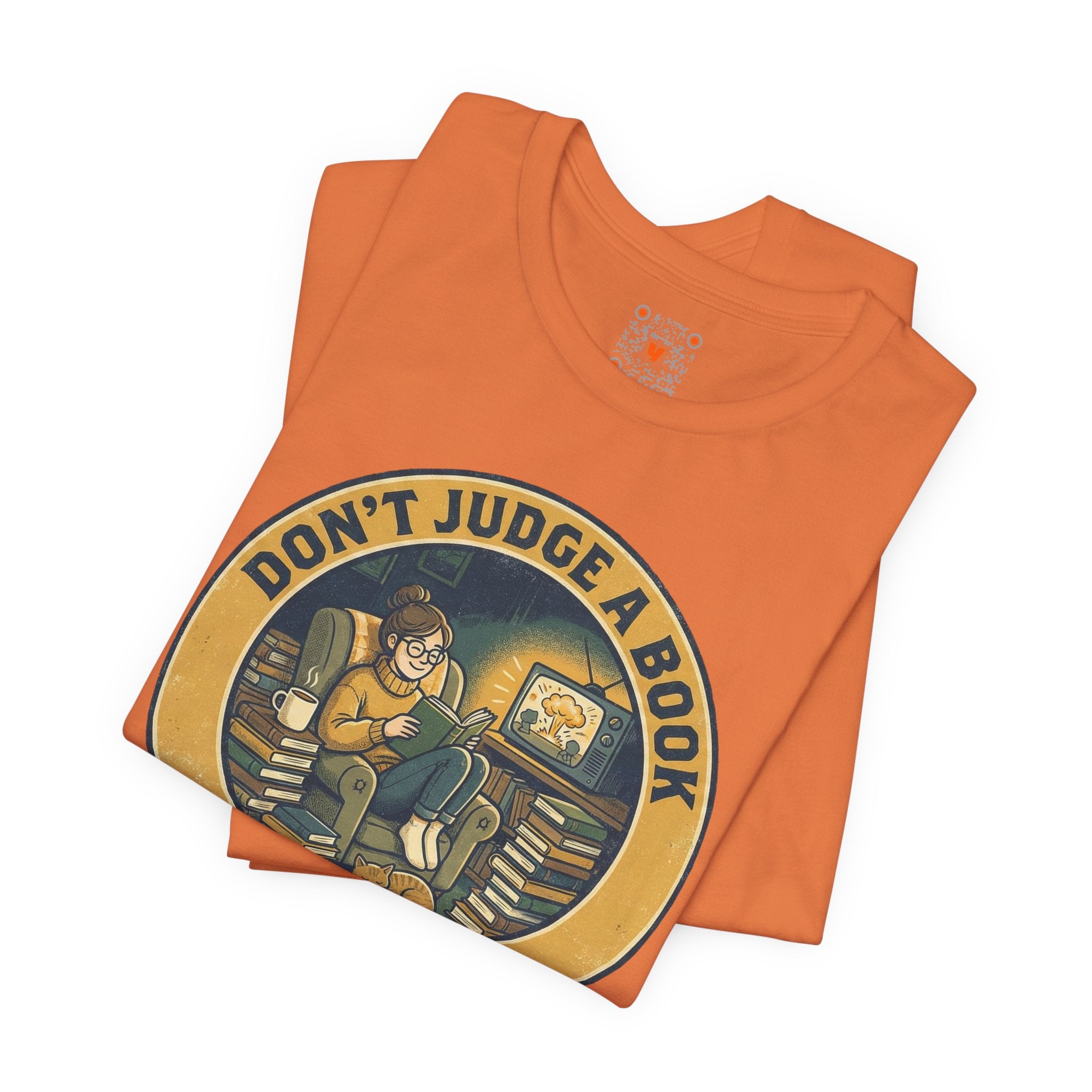 Don’t Judge a Book by Its Movie Graphic T-Shirt — Book Lover Reading Tee