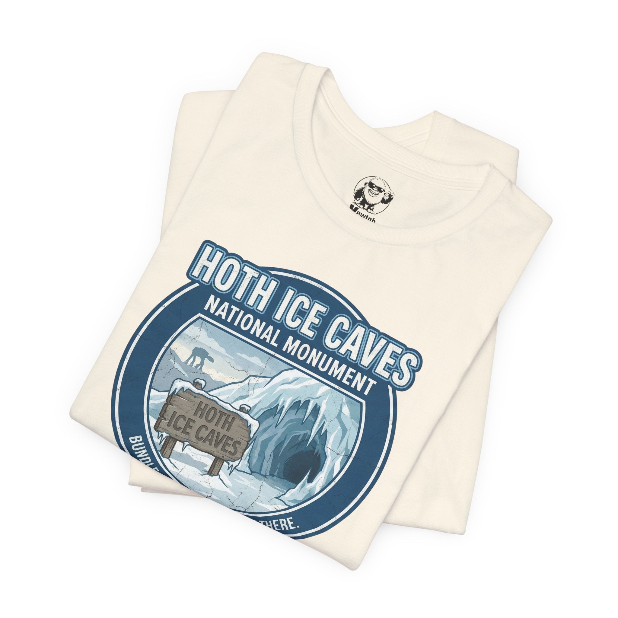 Hoth Ice Caves Tee — Vintage Star Wars-Inspired National Monument T-Shirt