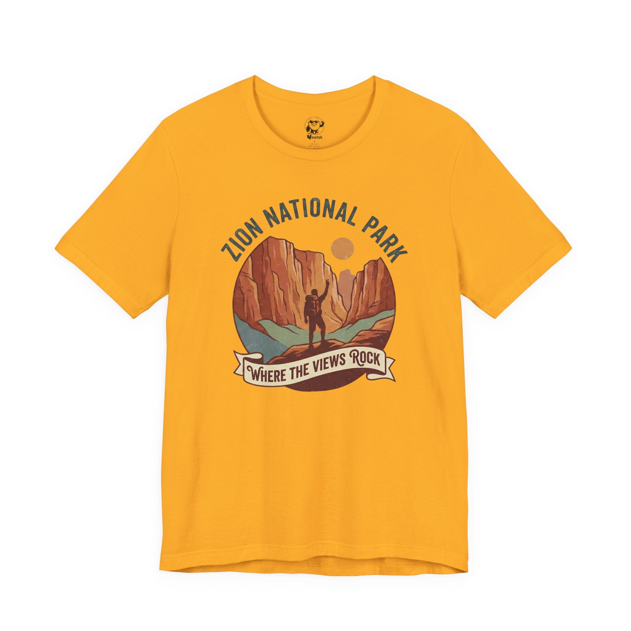 Zion National Park Tee — "Where the Views Rock" Adventure T‑Shirt