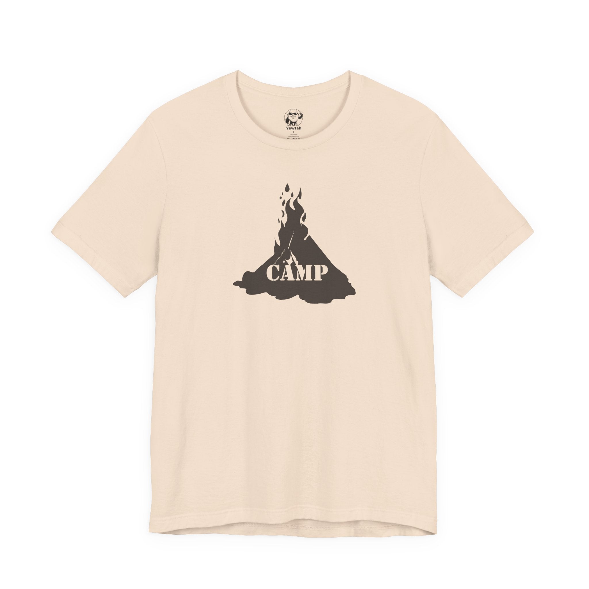 Campfire Graphic Tee — "Camp" Outdoor Adventure T-Shirt