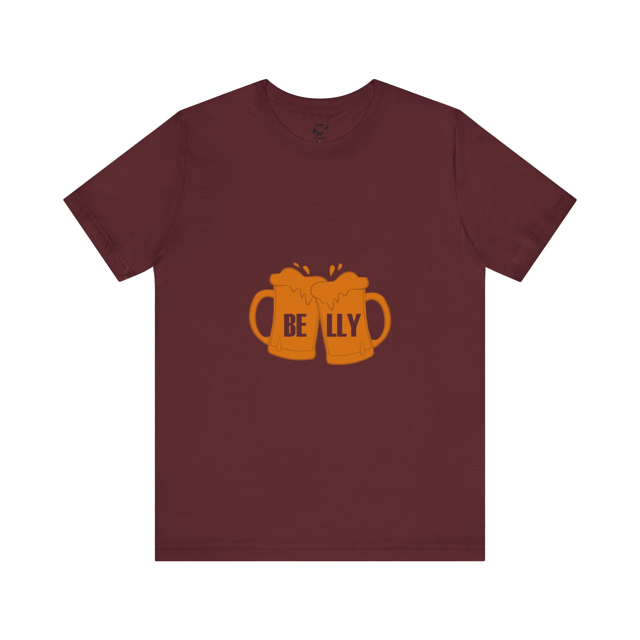 Beer Belly T-Shirt — Orange Clinking Mugs Graphic Tee