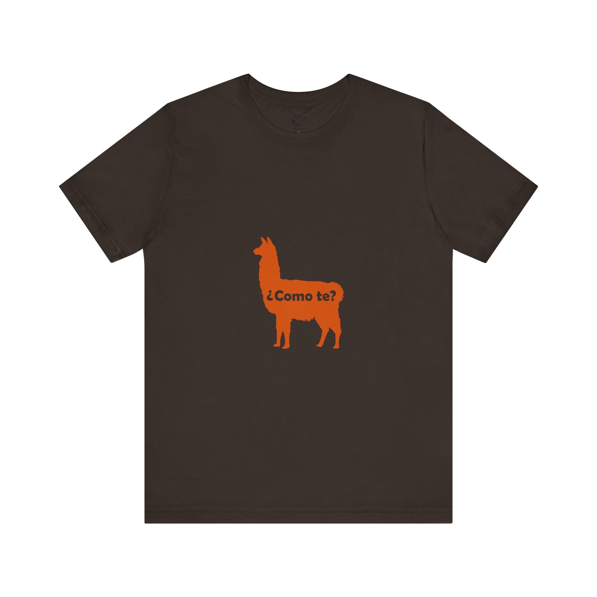 Llama Tee "¿Cómo te llama?" — Funny Spanish Graphic T-Shirt