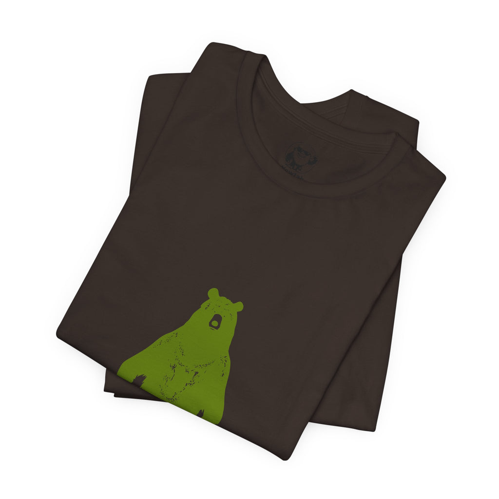 Bear Hug T-Shirt — Cute Green Bear Graphic Tee