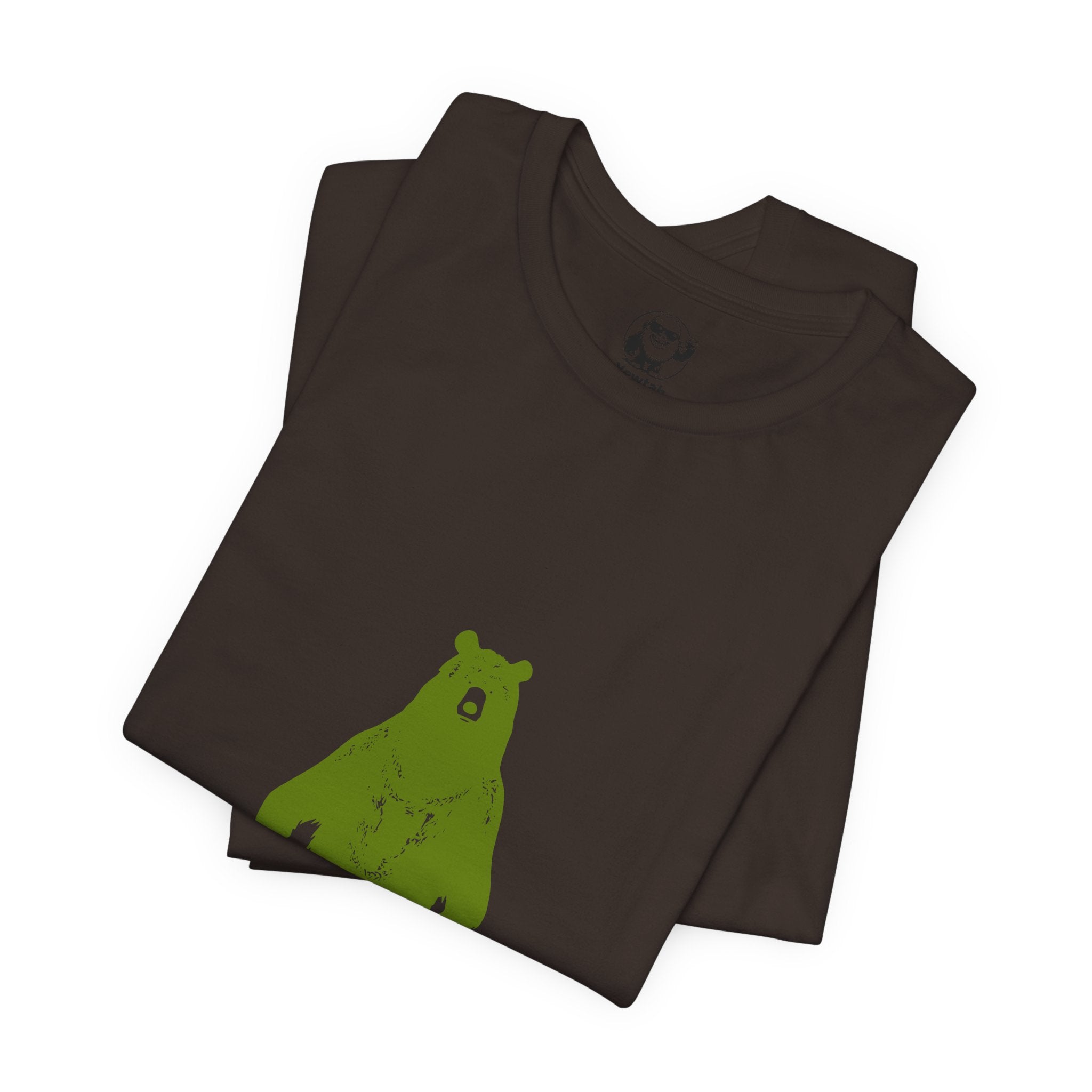 Bear Hug T-Shirt — Cute Green Bear Graphic Tee