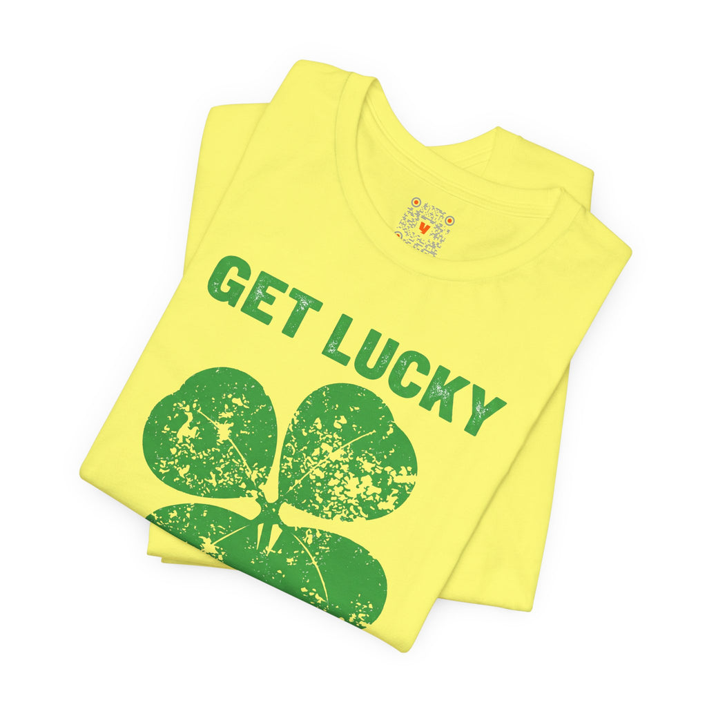 Get Lucky Shamrock T-Shirt — St. Patrick's Day Lucky Clover Tee