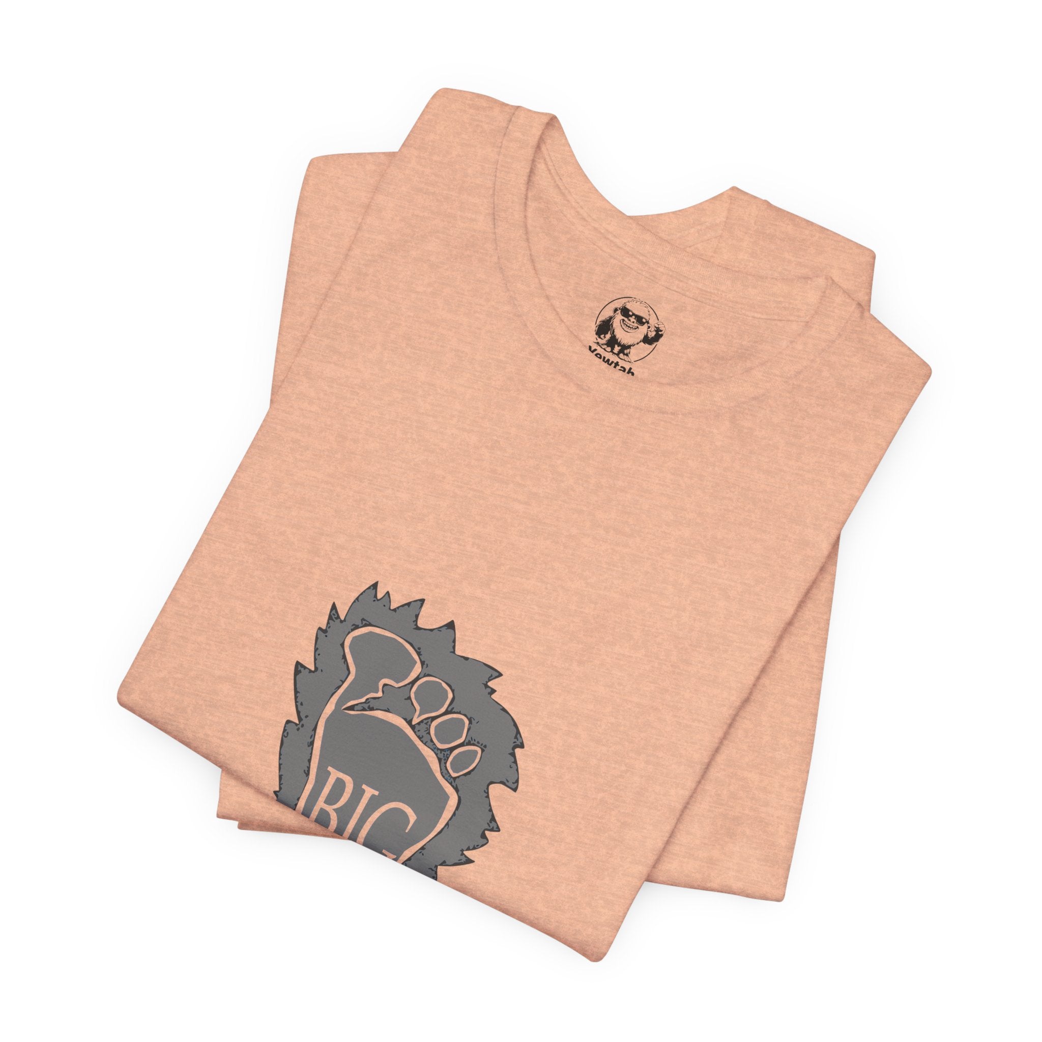 Bigfoot Footprint Graphic Tee — Novelty Sasquatch T‑Shirt