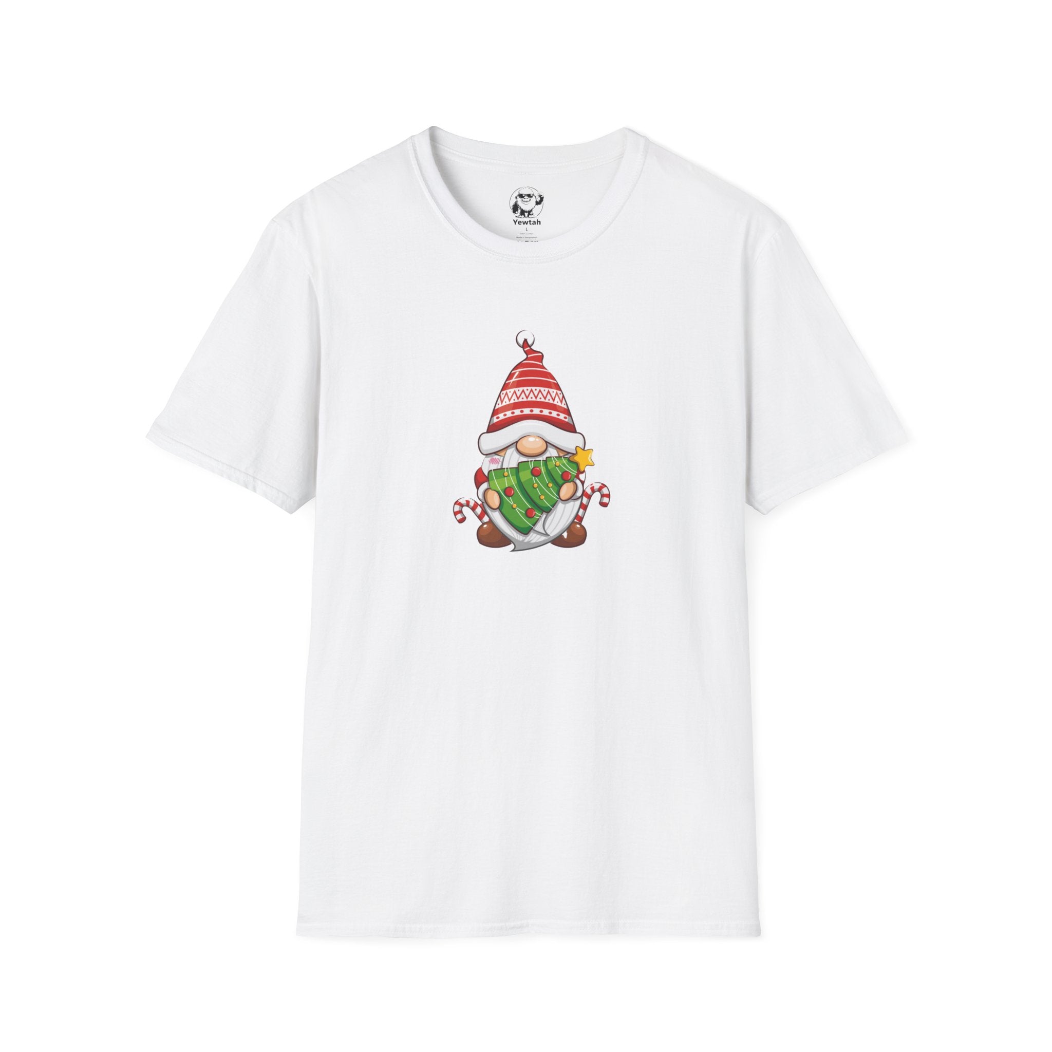 Christmas Gnome T-Shirt — Cute Gnome with Candy Canes Holiday Tee