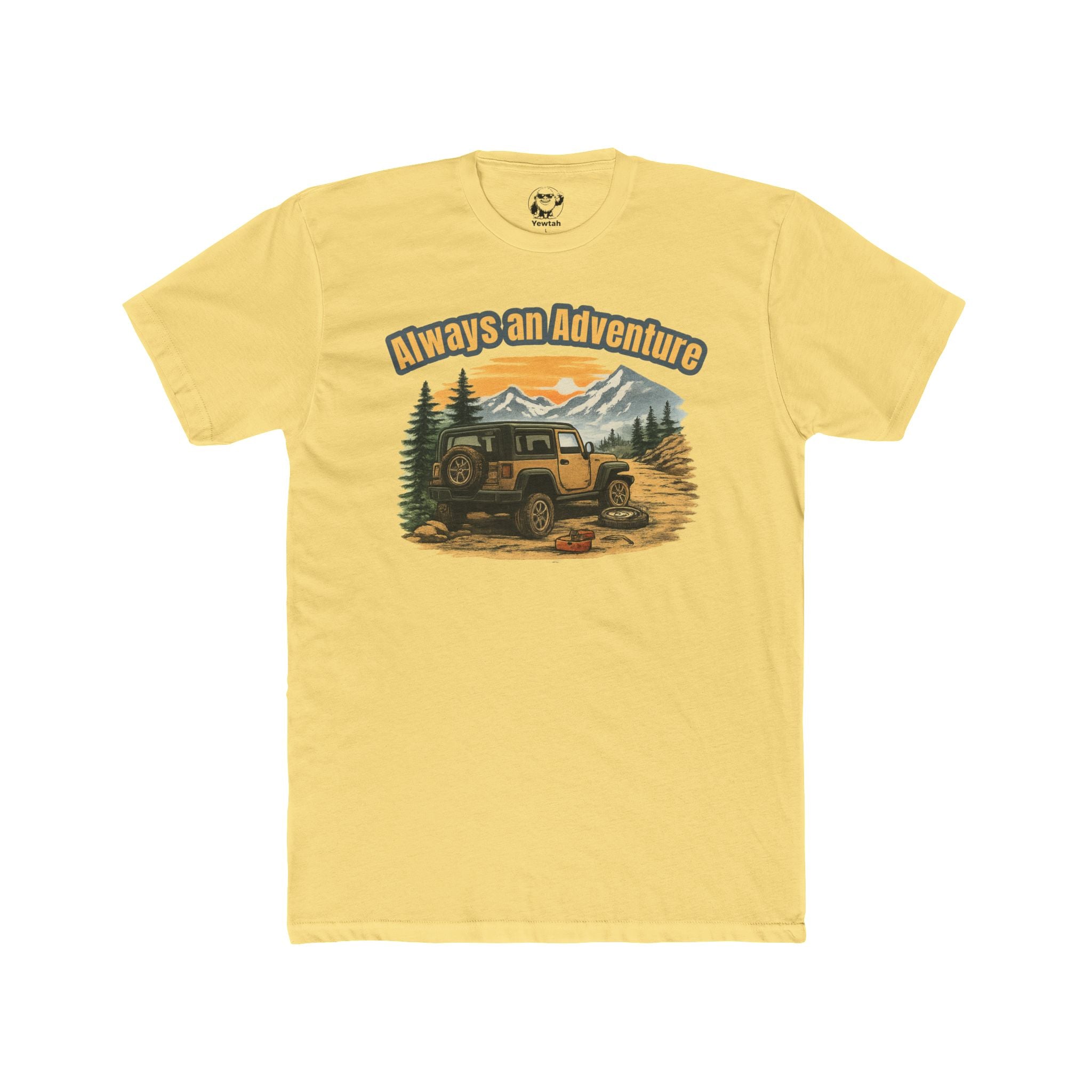 Adventure Jeep T‑Shirt — "Always an Adventure" Outdoor Camping Tee