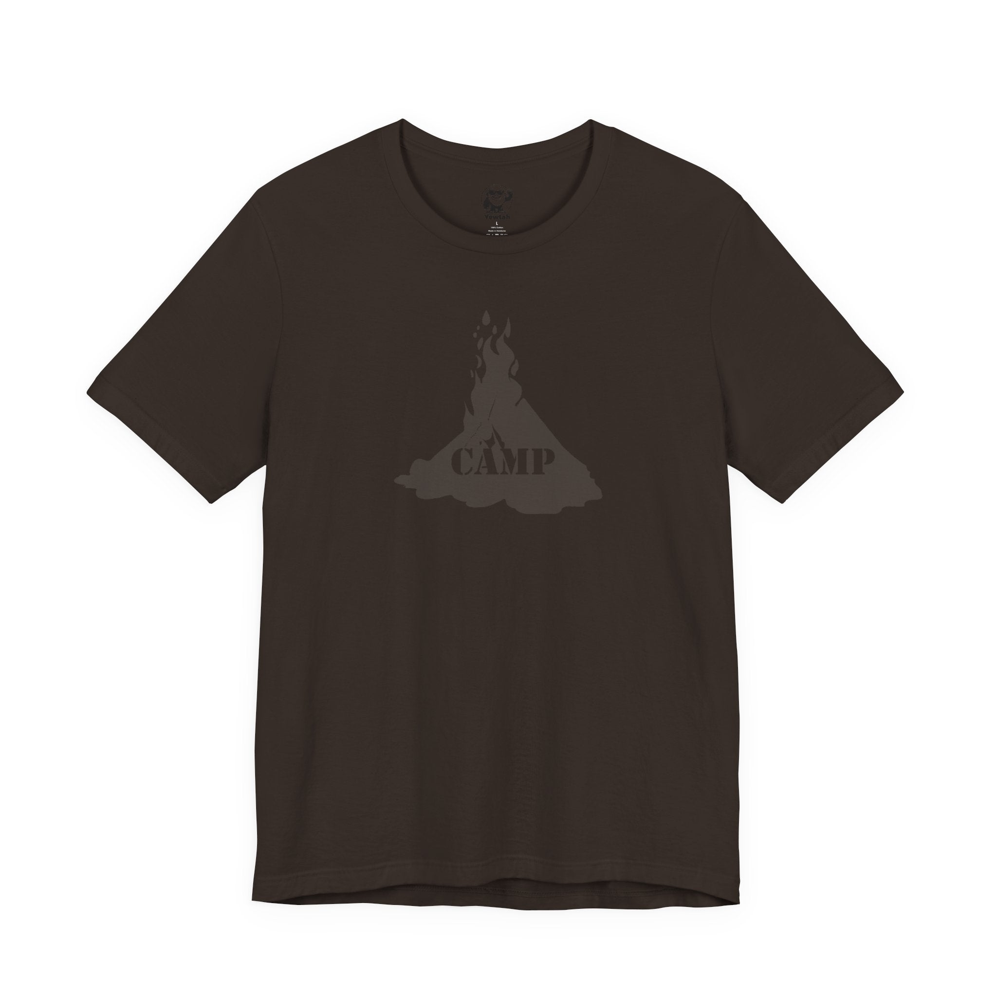 Campfire Graphic Tee — "Camp" Outdoor Adventure T-Shirt