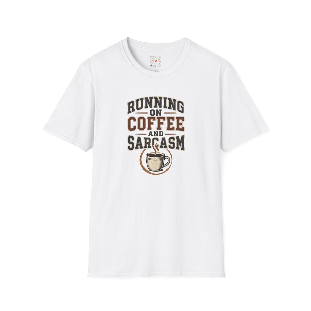 Running on Coffee and Sarcasm Tee