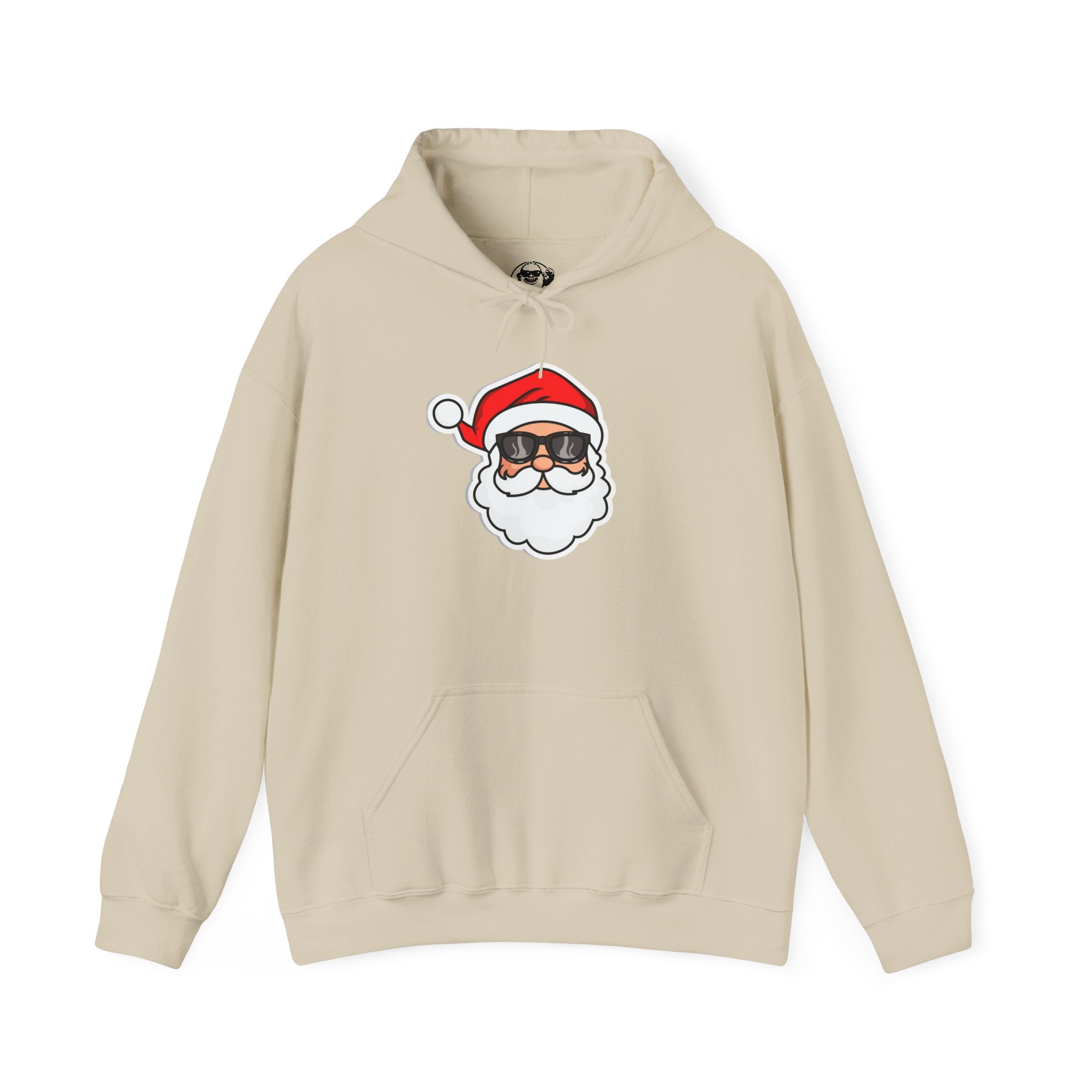 Chill Santa Face Hoodie