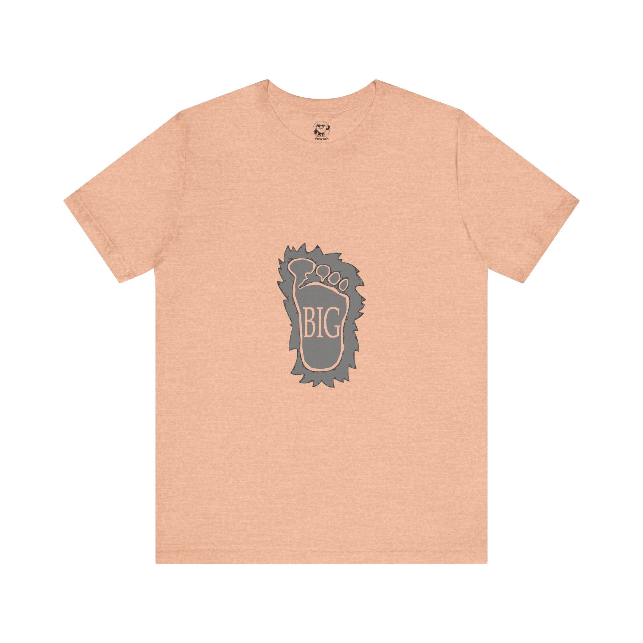 Bigfoot Footprint Graphic Tee — Novelty Sasquatch T‑Shirt