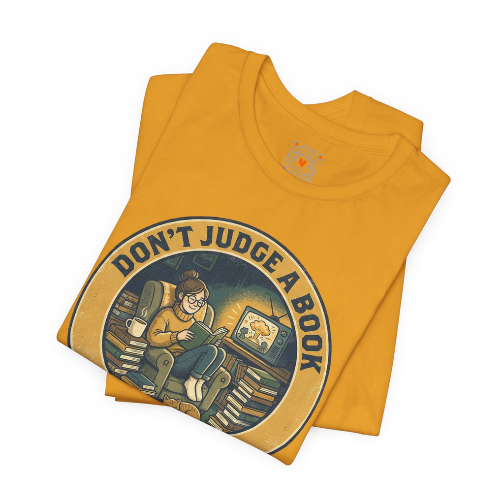 Don’t Judge a Book by Its Movie Graphic T-Shirt — Book Lover Reading Tee