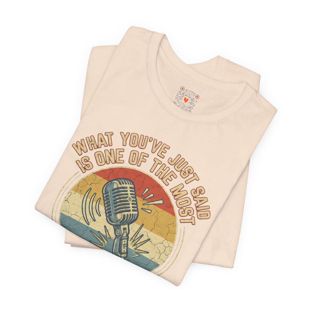 Insanely Idiotic Tee — Retro Mic Tee