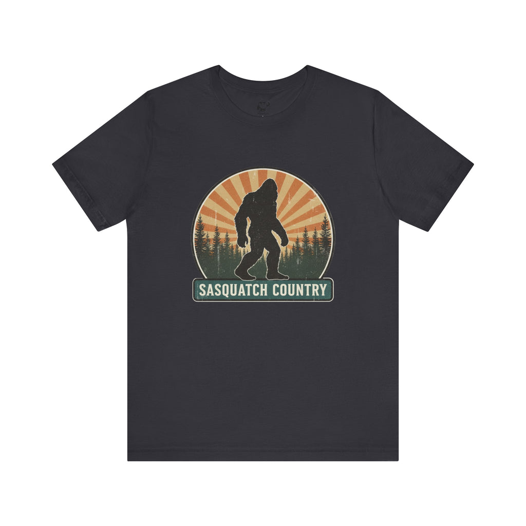 Sasquatch Country Tee — Retro Bigfoot Graphic T-Shirt