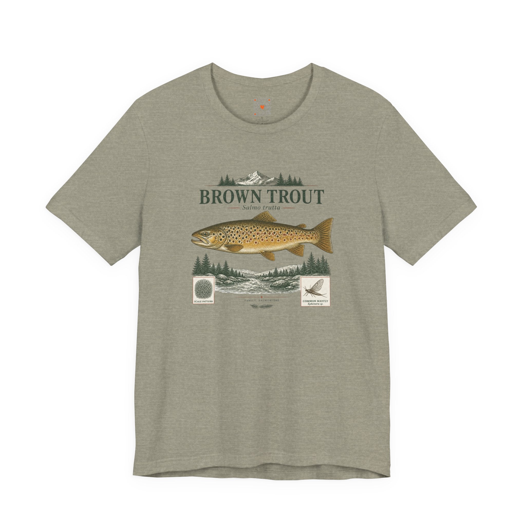 Brown Trout Fishing Tee