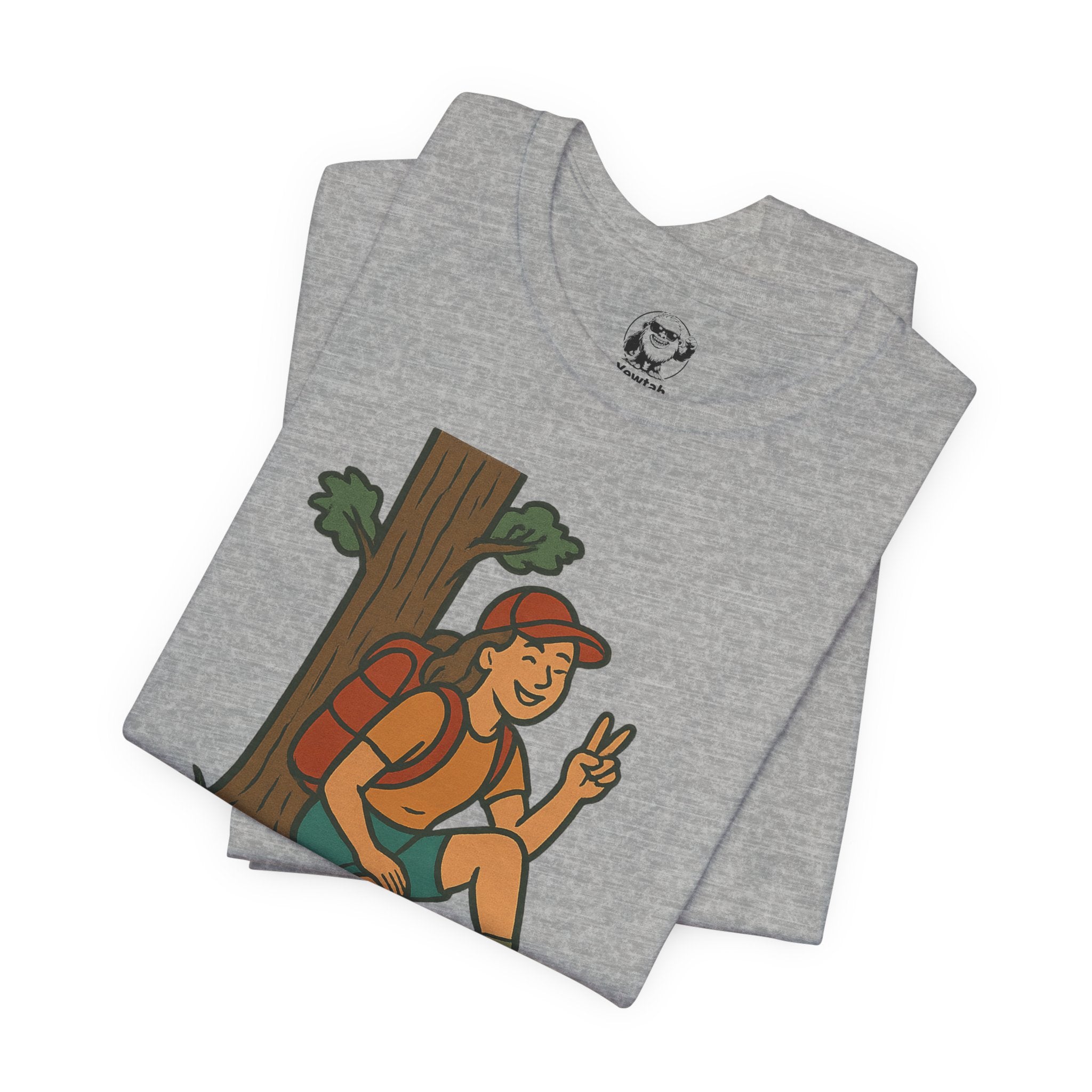 Hiking Tee — "I Just Rolled a Joint... It Was My Ankle" Funny Outdoor T-Shirt