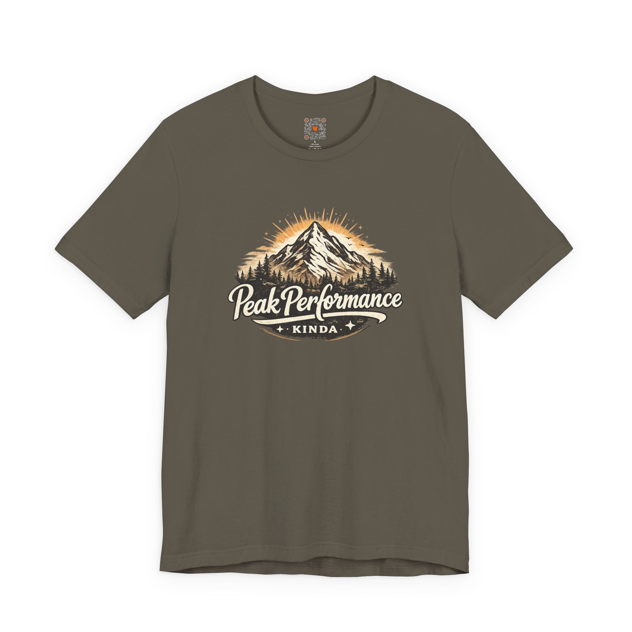 Peak Performance Kinda Tee — Mountain Adventure Graphic T-Shirt
