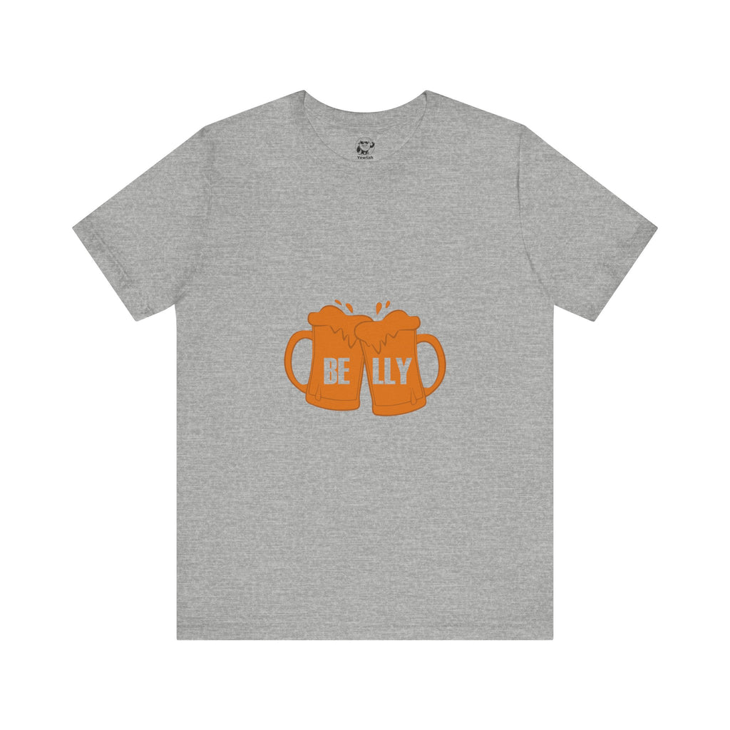 Beer Belly T-Shirt — Orange Clinking Mugs Graphic Tee