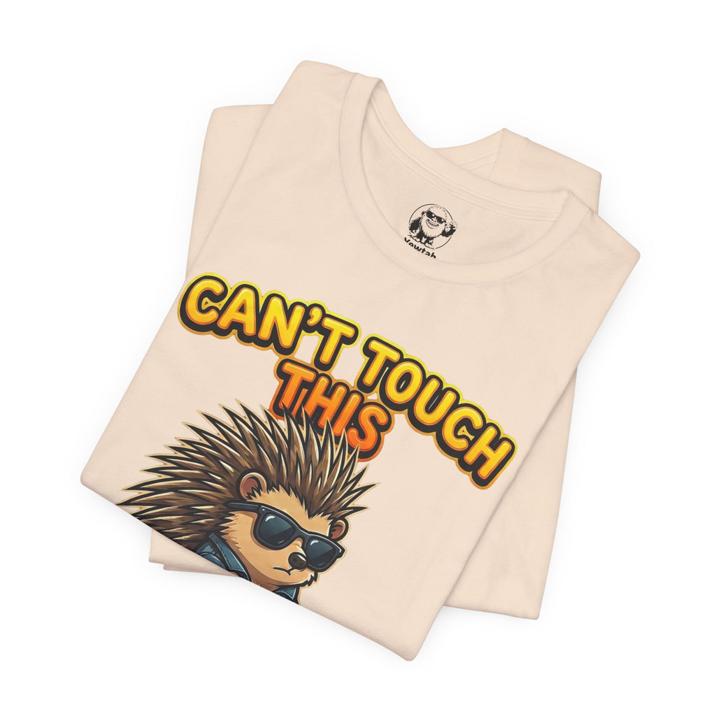 Can't Touch This Porcupine T-Shirt — Funny Sunglasses Hedgehog Tee