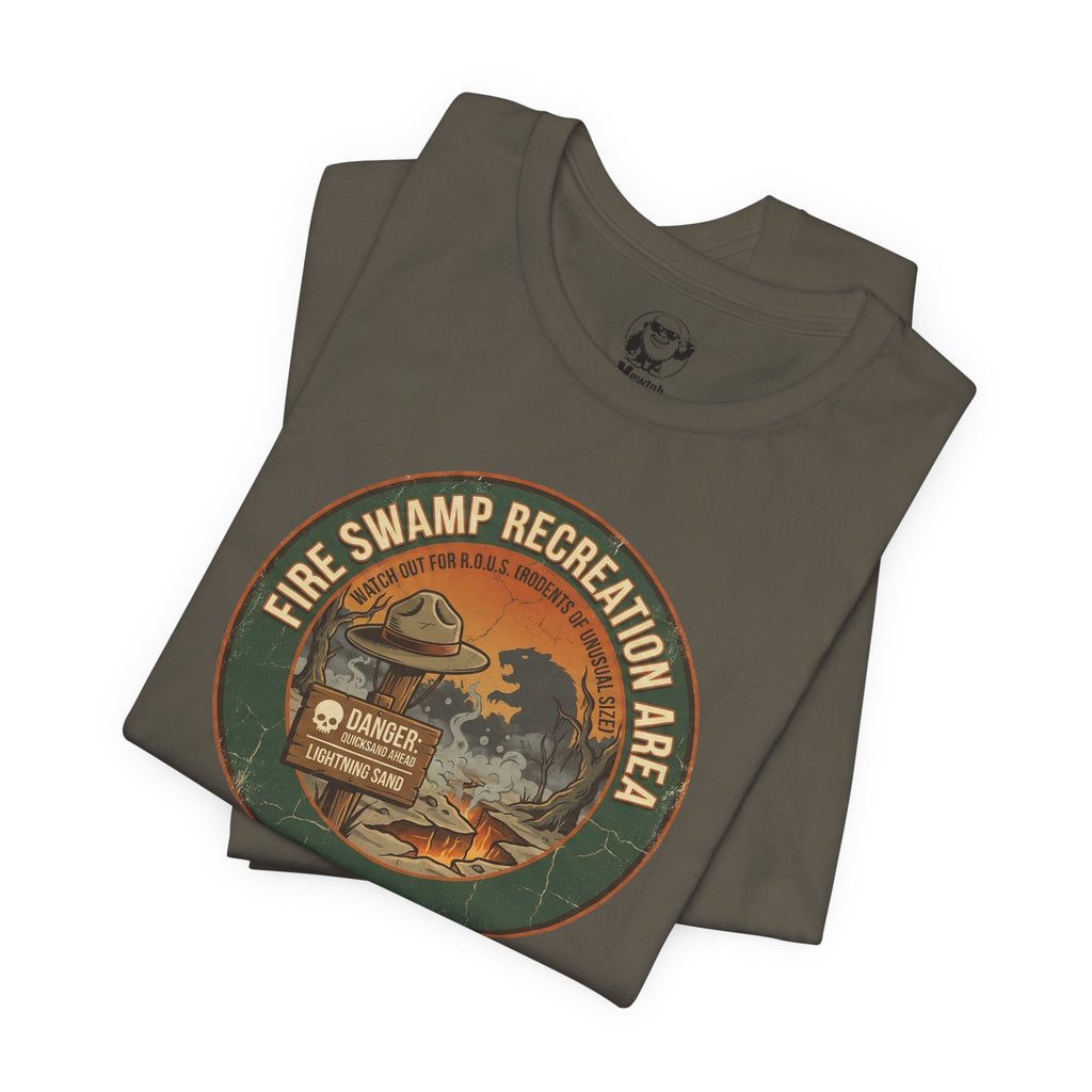 Fire Swamp Recreation Area Graphic Tee — Vintage Princess Bride Movie Tee