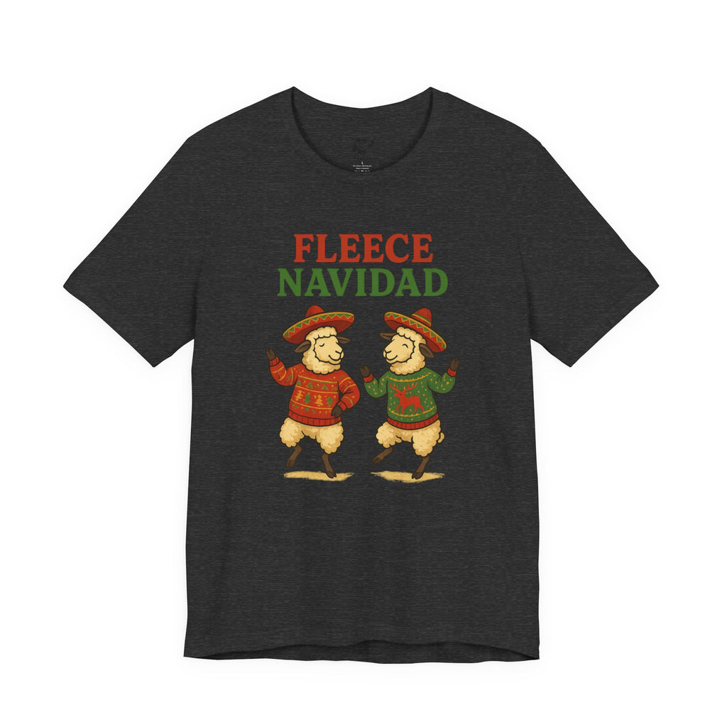 Fleece Navidad Tee — Funny Holiday Sheep Christmas Shirt