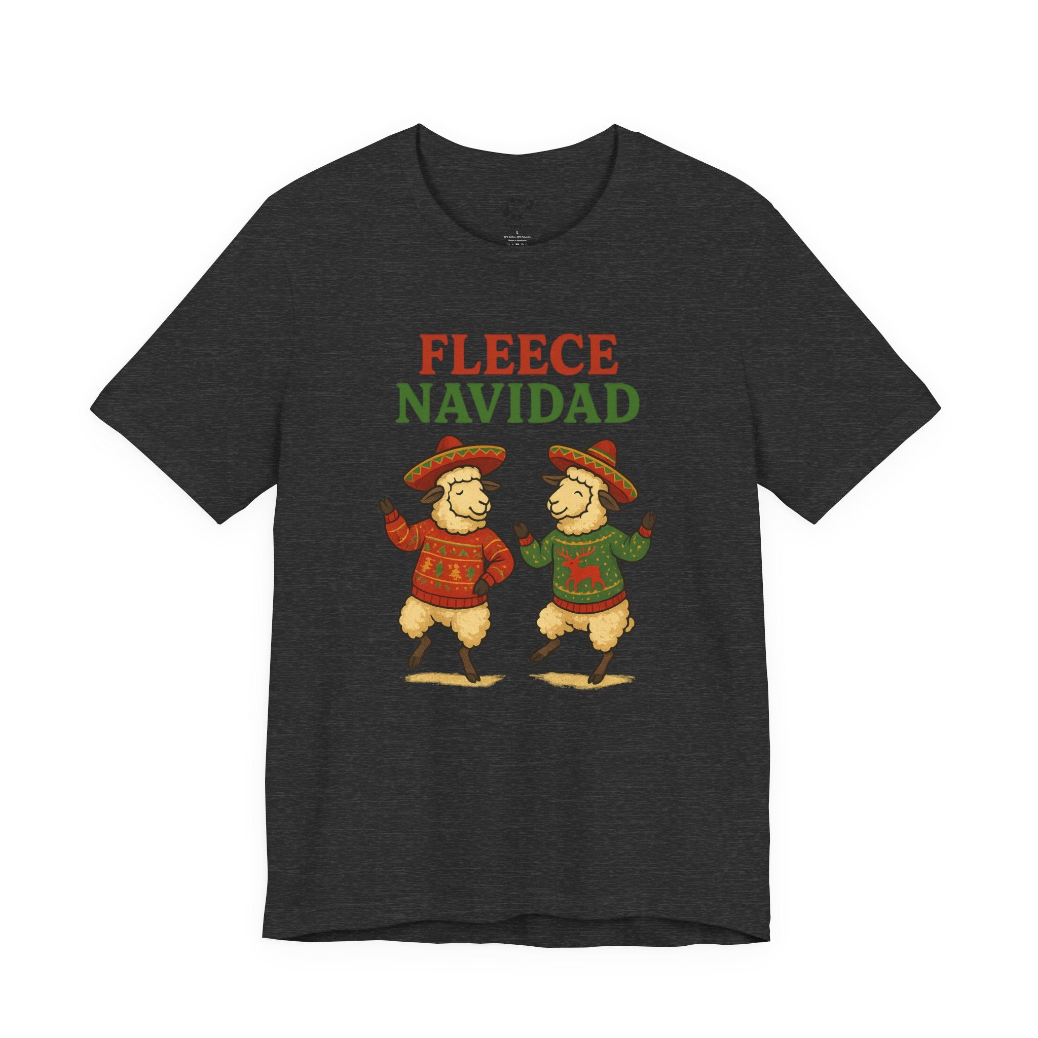 Fleece Navidad Tee — Funny Holiday Sheep Christmas Shirt