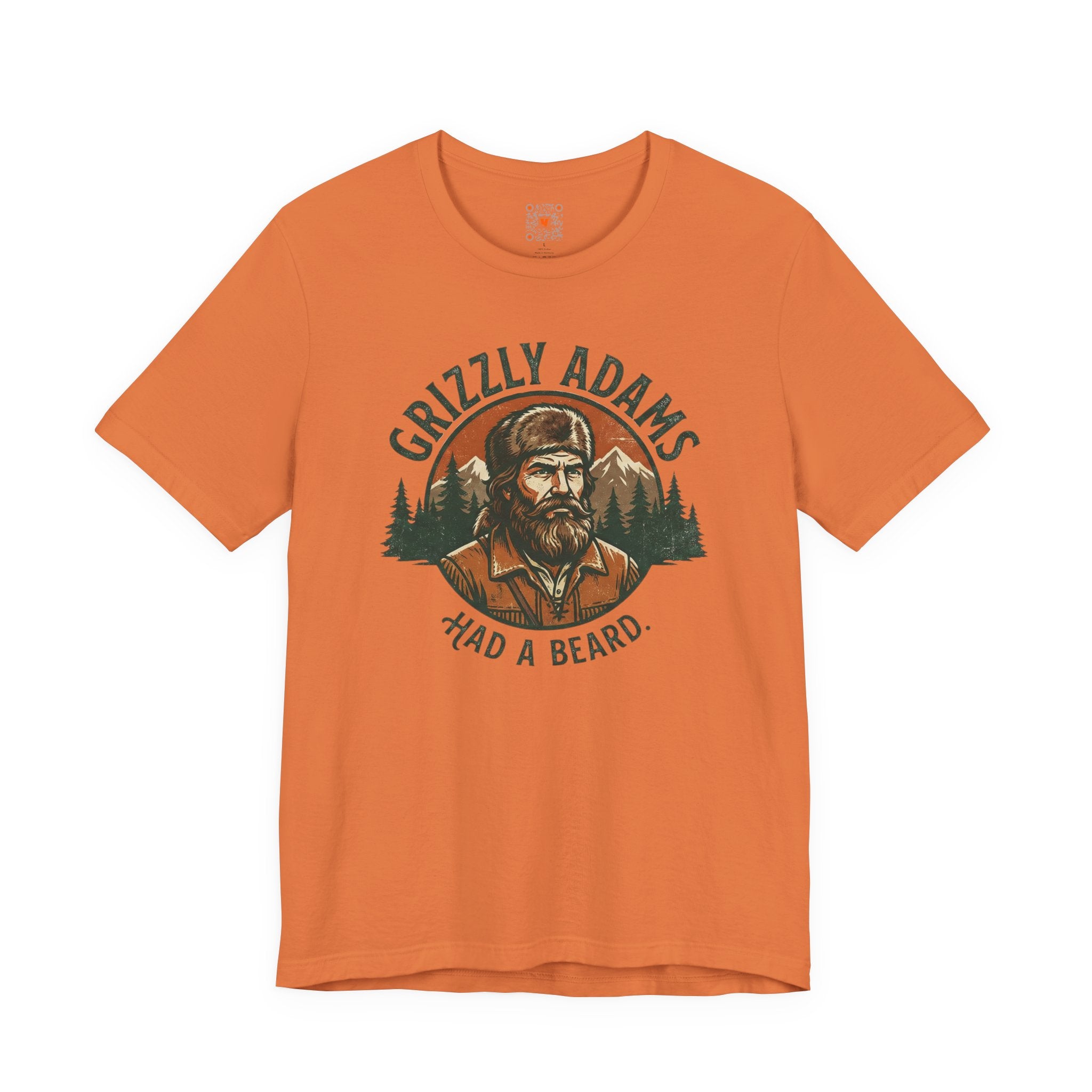 Grizzly Adams Had a Beard Tee — Vintage Outdoors Beard Lover Tee