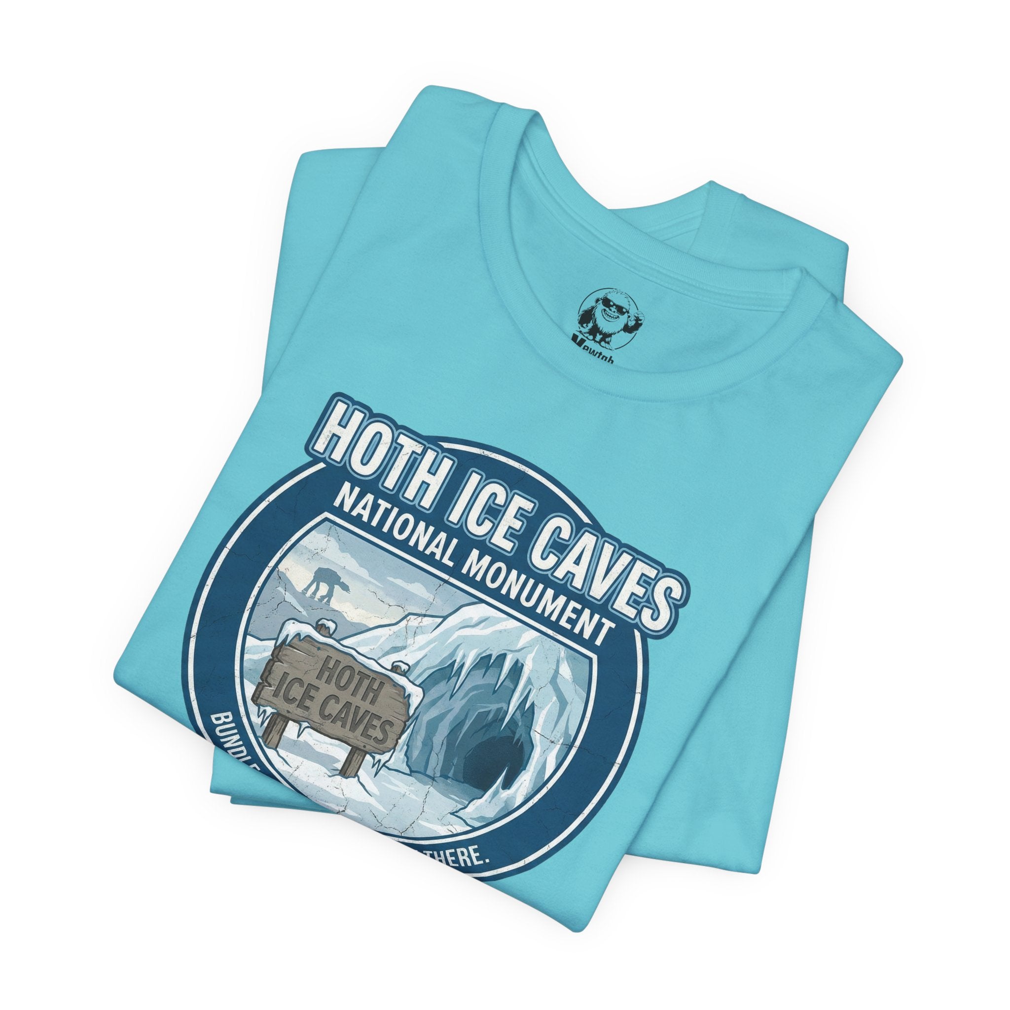 Hoth Ice Caves Tee — Vintage Star Wars-Inspired National Monument T-Shirt