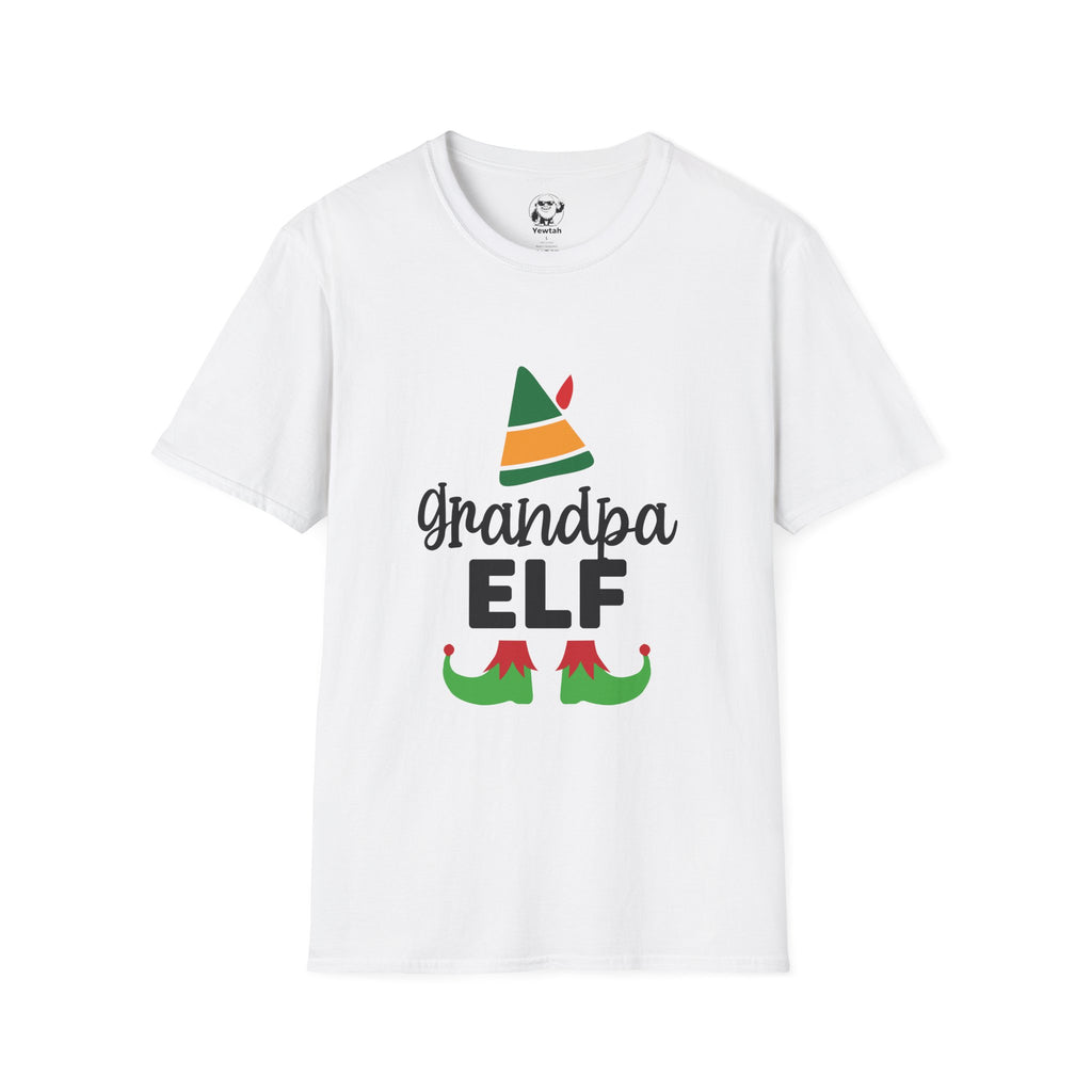 Grandpa Elf Christmas T-Shirt — Holiday Family Matching Tee