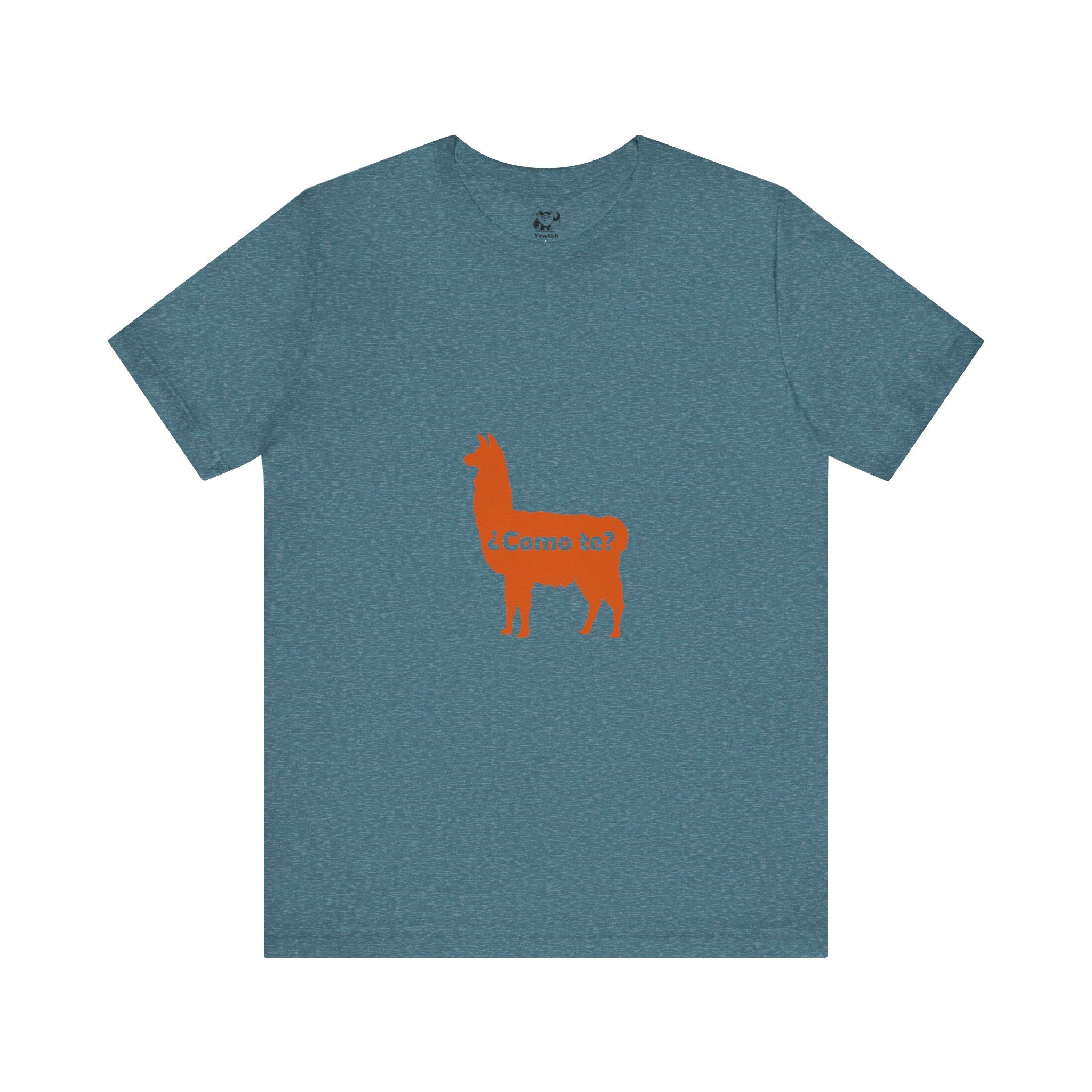 Llama Tee "¿Cómo te llama?" — Funny Spanish Graphic T-Shirt