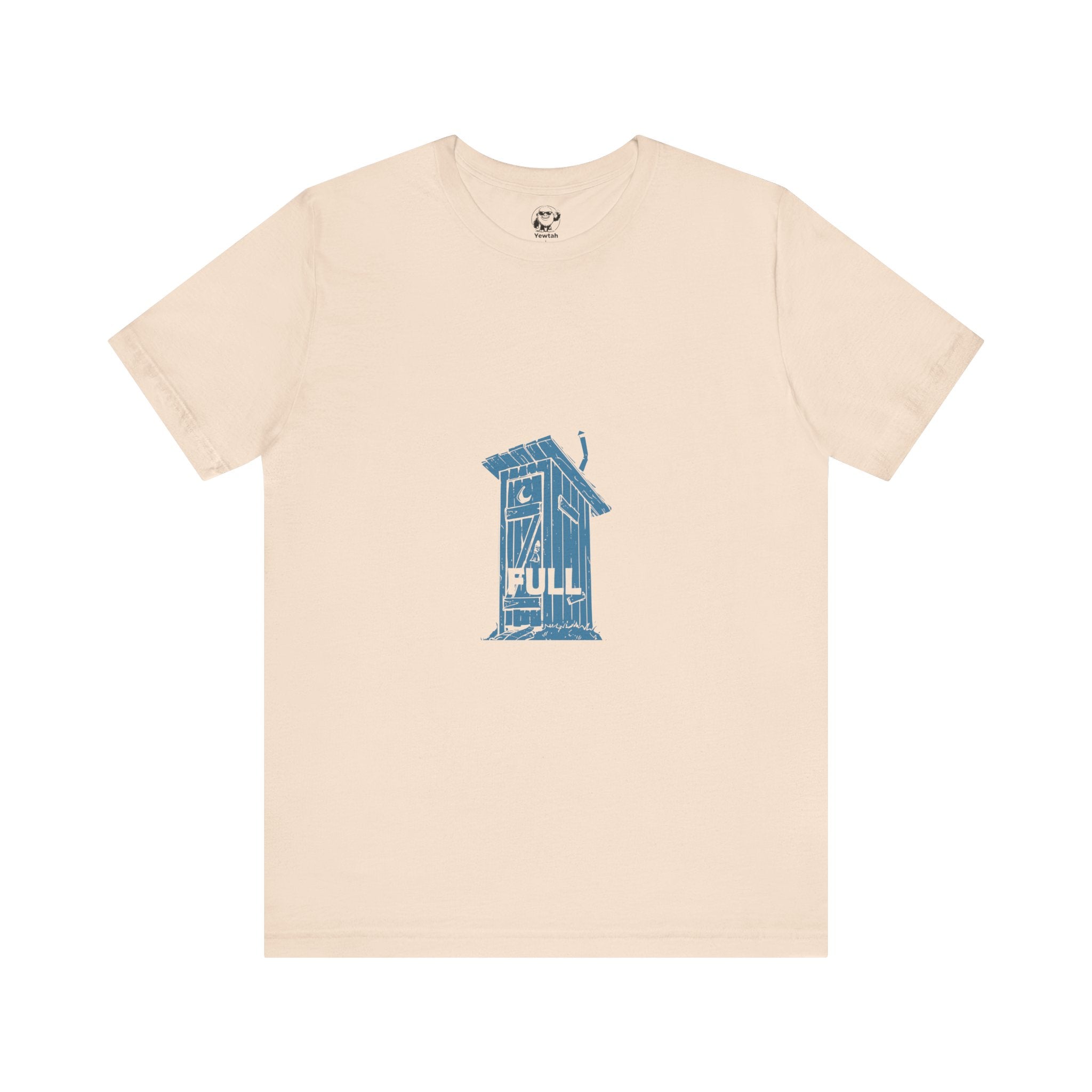 Outhouse Vintage Tee – 'Shitters Full' Rustic Country Graphic Shirt