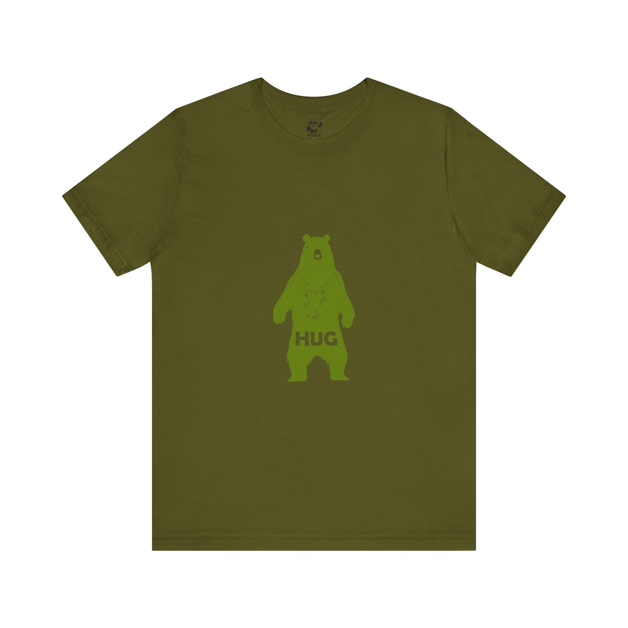 Bear Hug T-Shirt — Cute Green Bear Graphic Tee