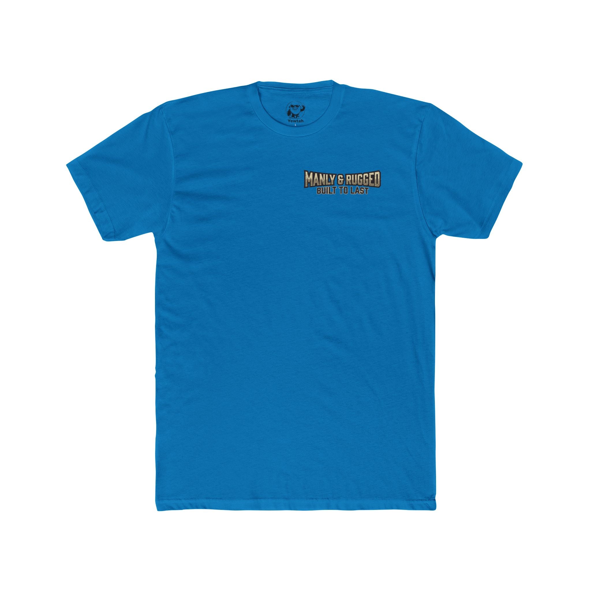 Manly & Rugged T-Shirt — 'Built to Last' Vintage Woodsman Tee