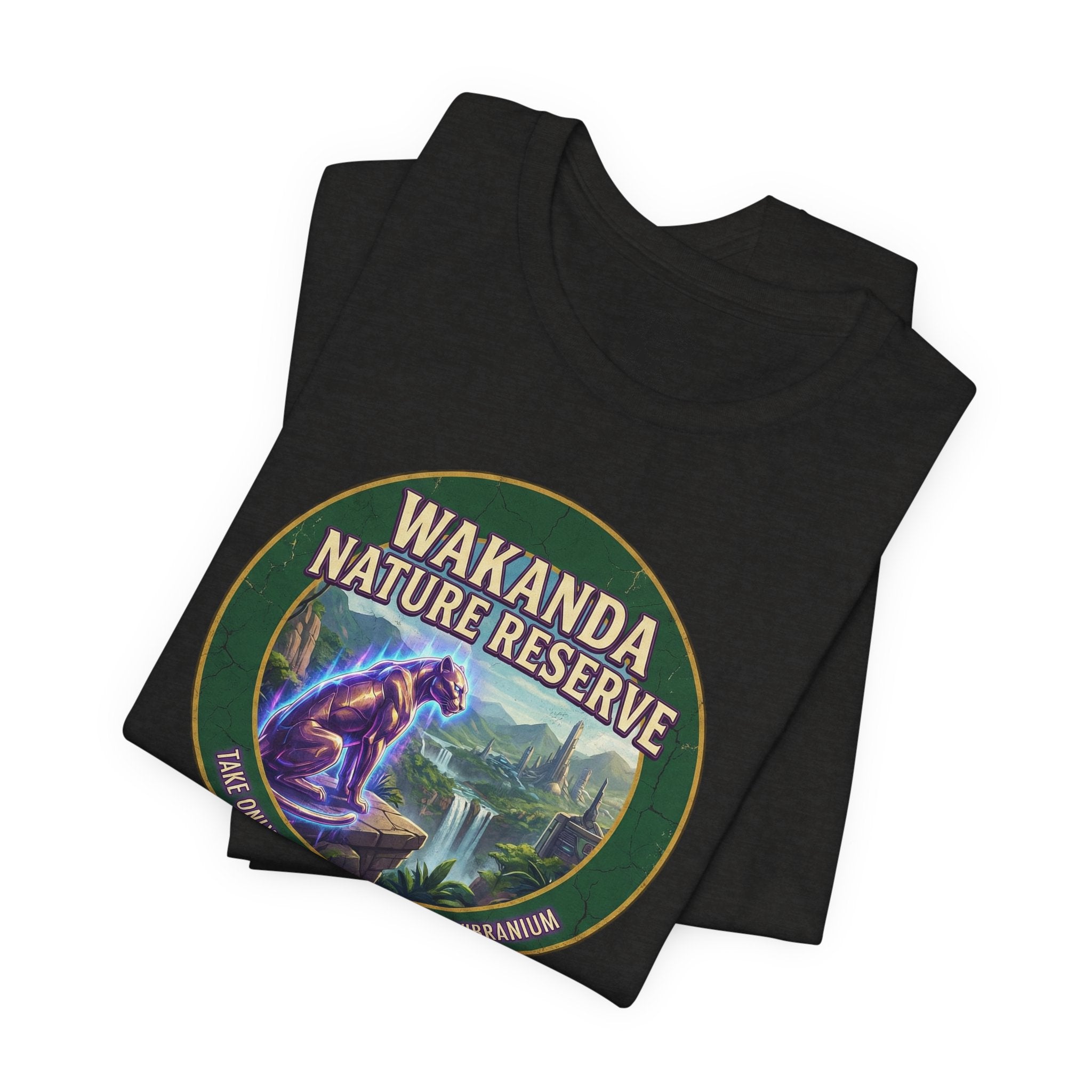 Wakanda Nature Reserve Tee — Vintage Black Panther Wildlife Graphic T-Shirt