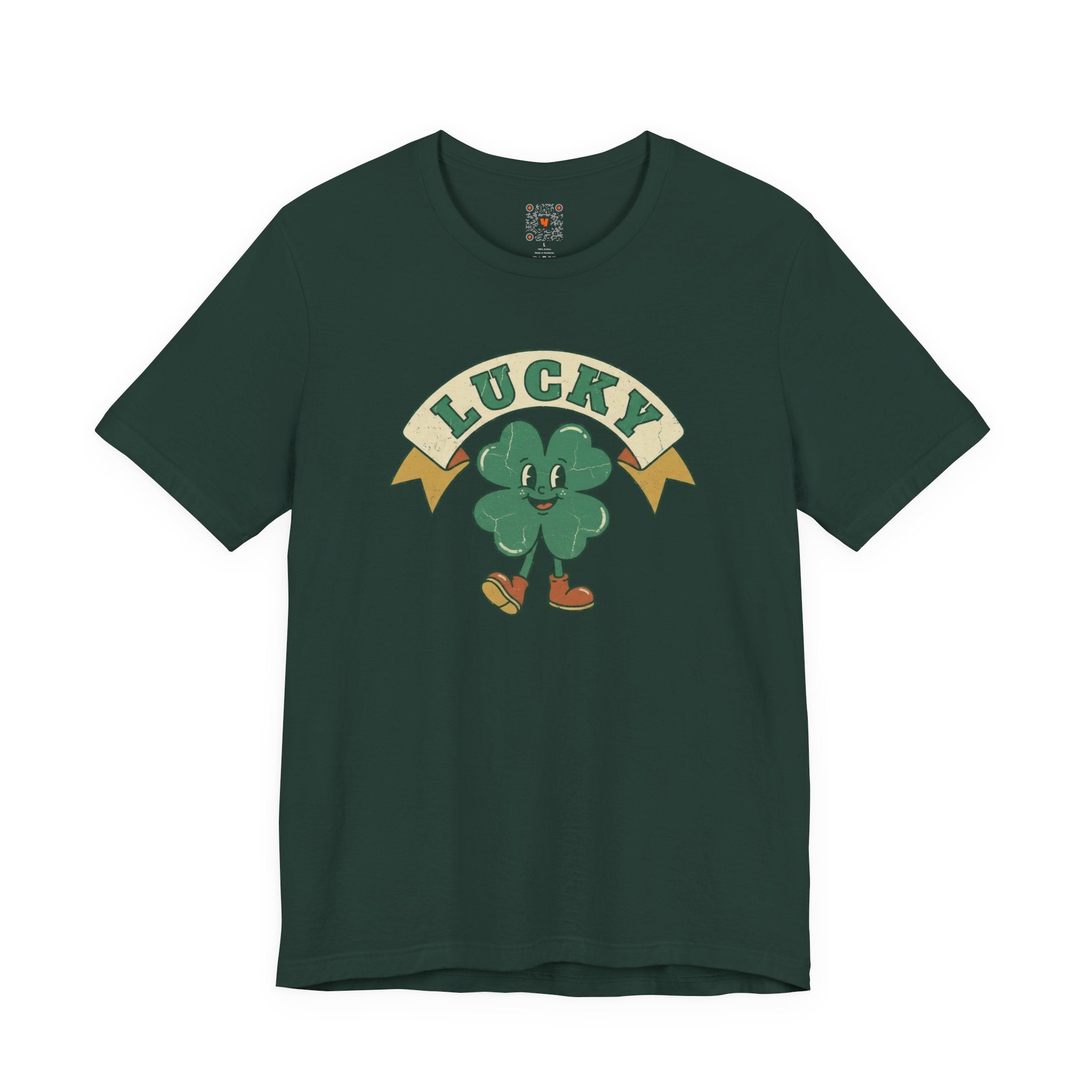 Lucky Shamrock Graphic Tee — Vintage St. Patrick's Day Clover T-Shirt