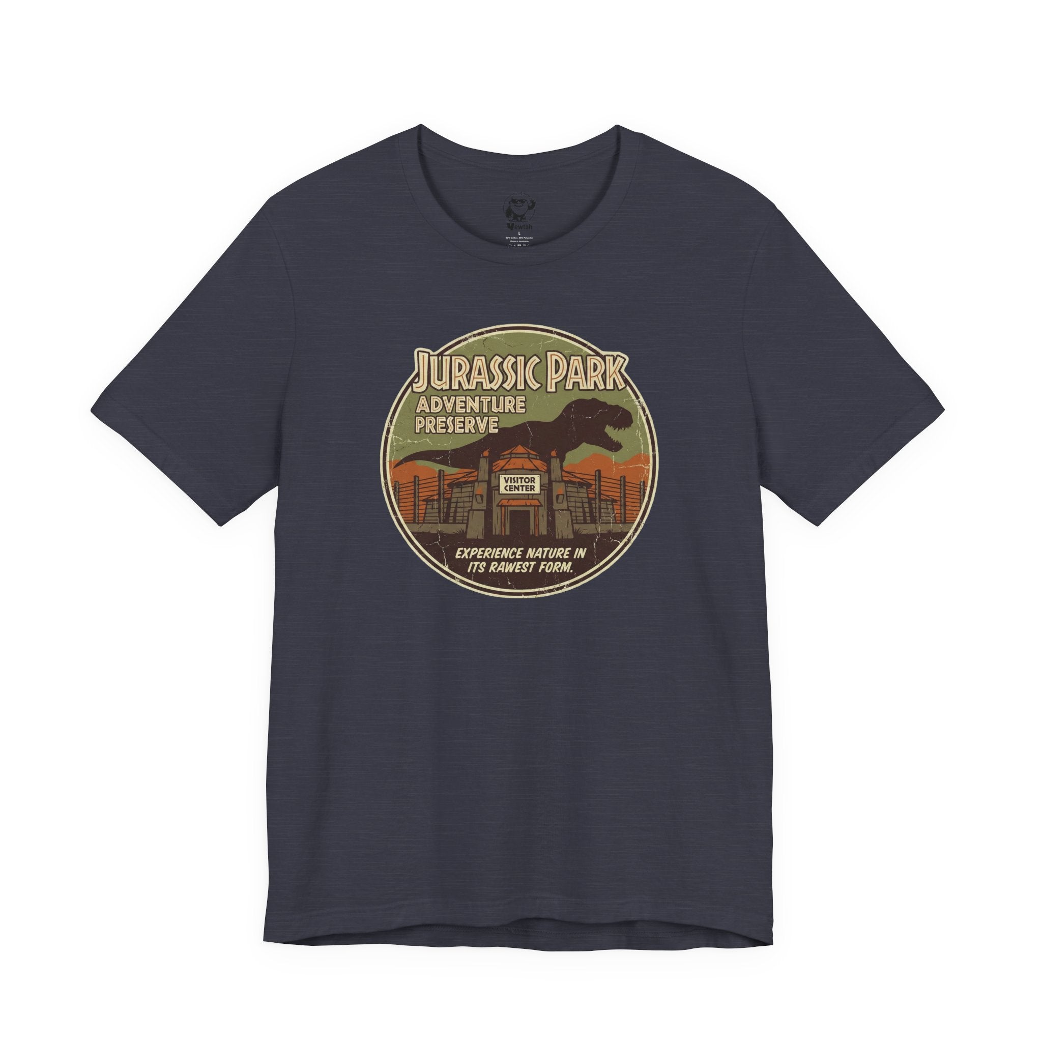 Jurassic Park Adventure Preserve Retro Graphic Tee