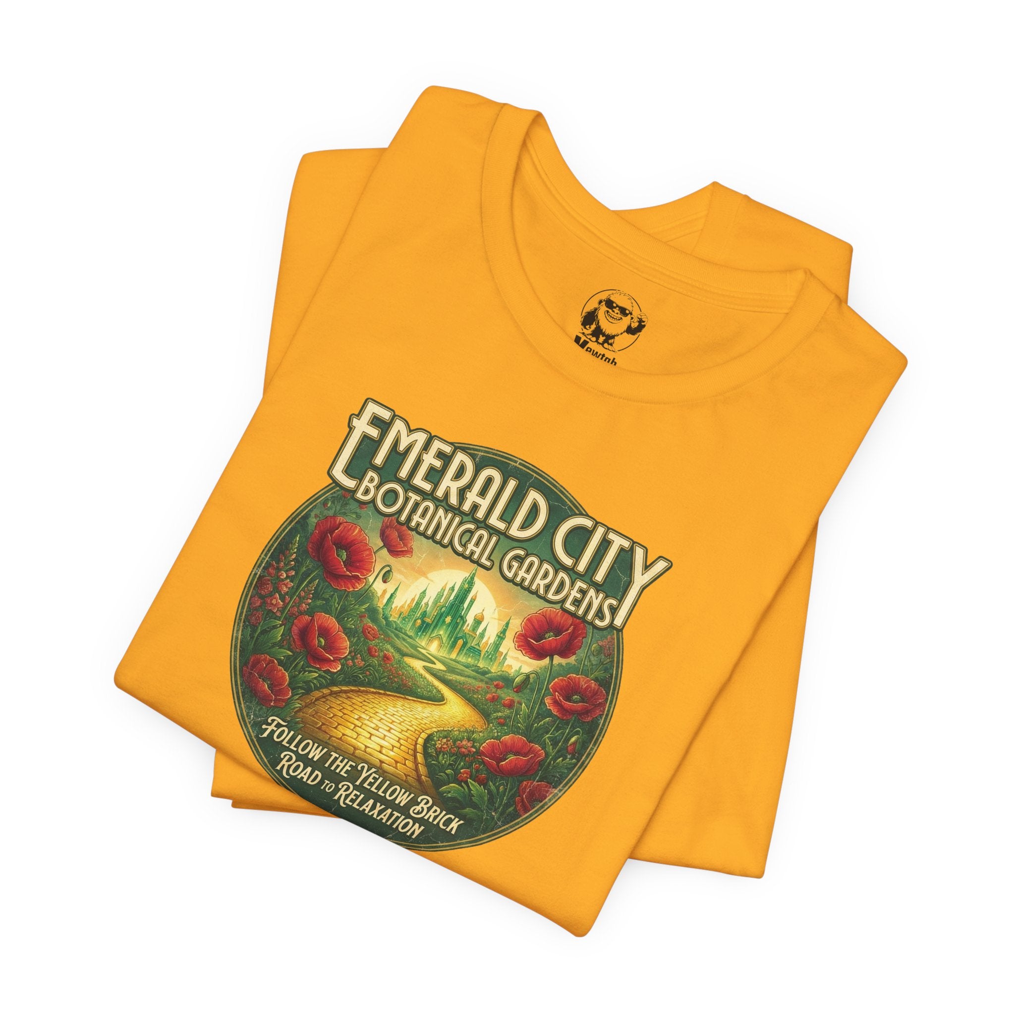 Emerald City Botanical Gardens Tee — Vintage Floral Nature Graphic
