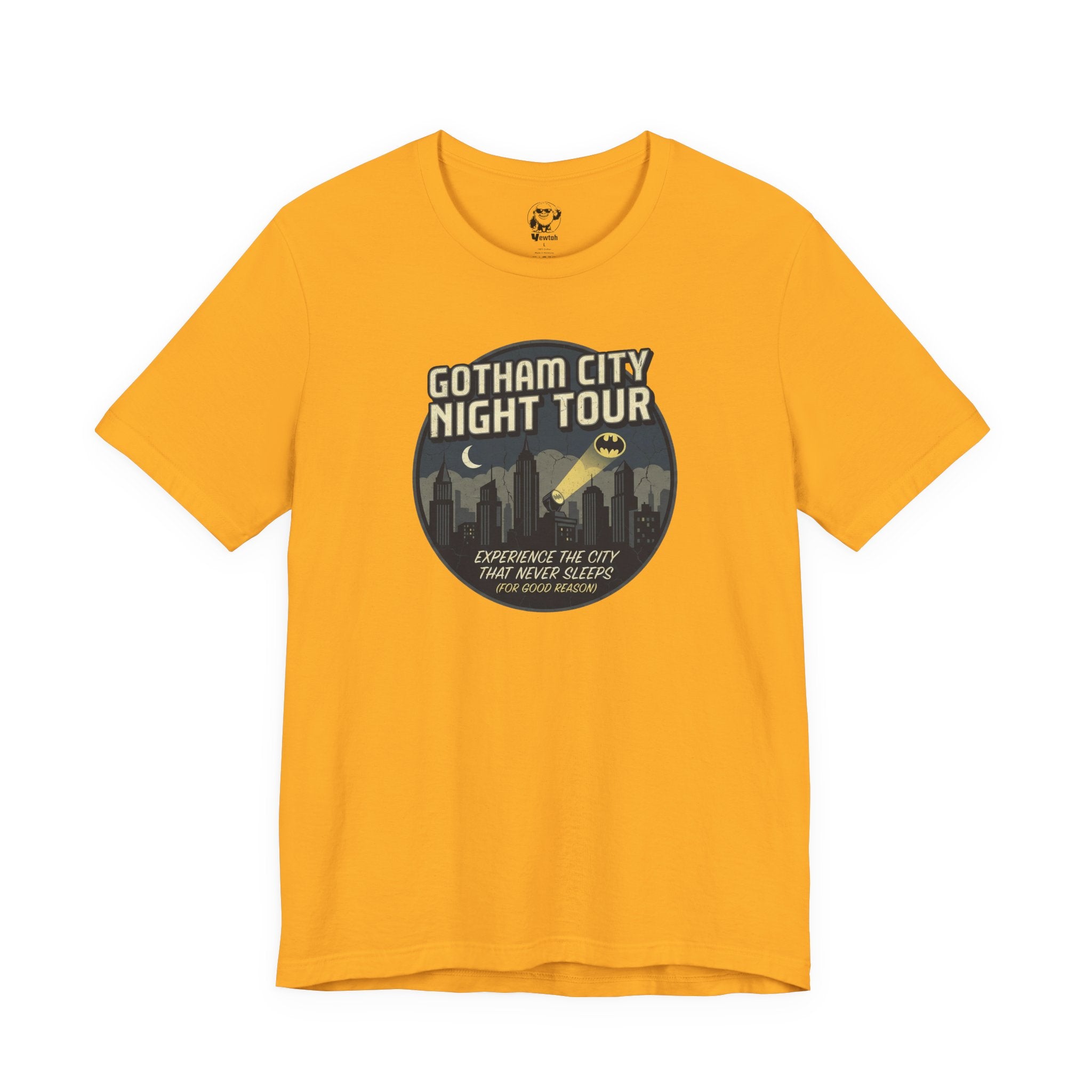 Gotham City Night Tour T‑Shirt — 'Gotham City Night Tour: Discover the City That Never Sleeps' Graphic Tee