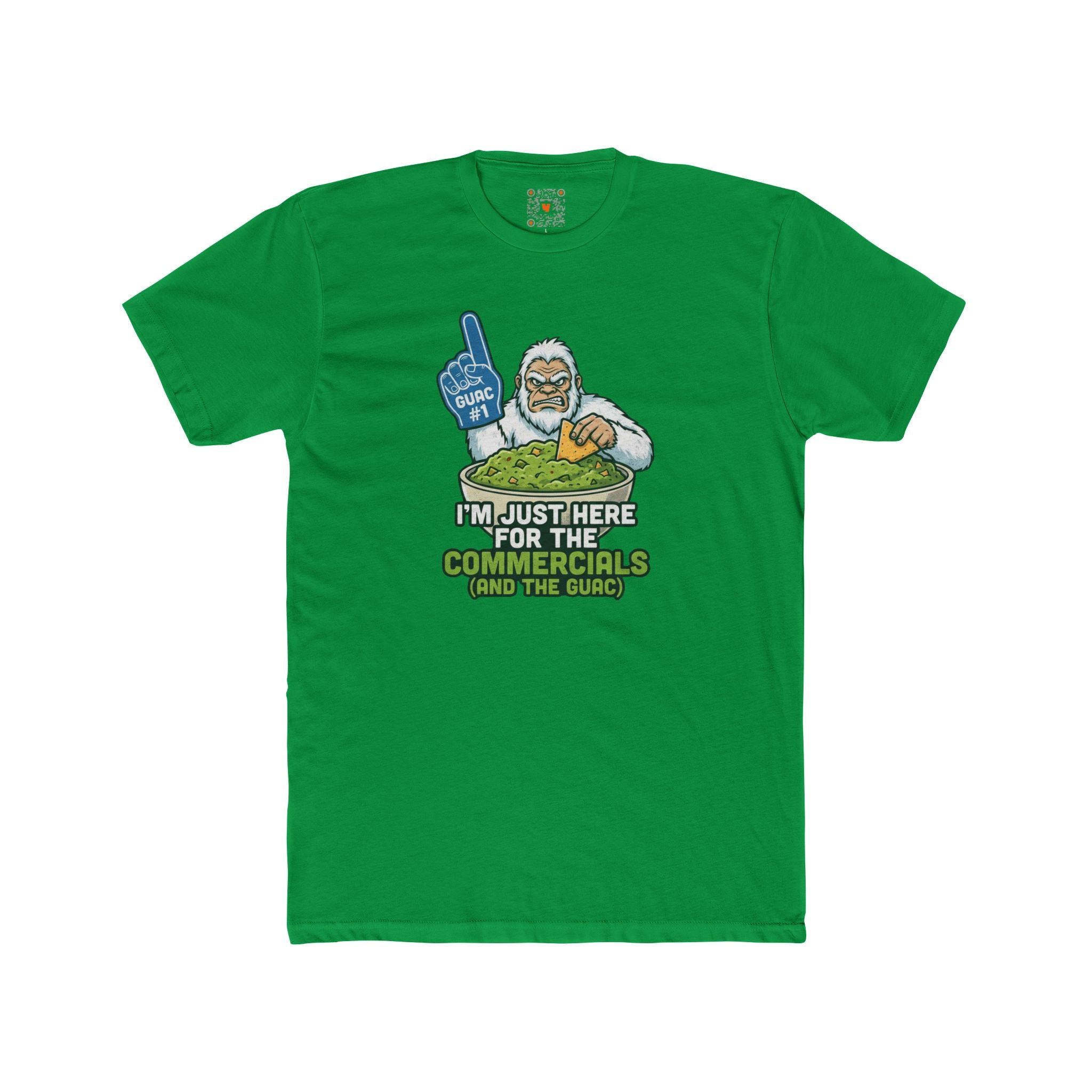 I'm Just Here for the Commercials Football T‑Shirt