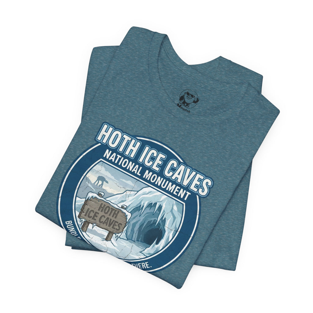 Hoth Ice Caves Tee — Vintage Star Wars-Inspired National Monument T-Shirt