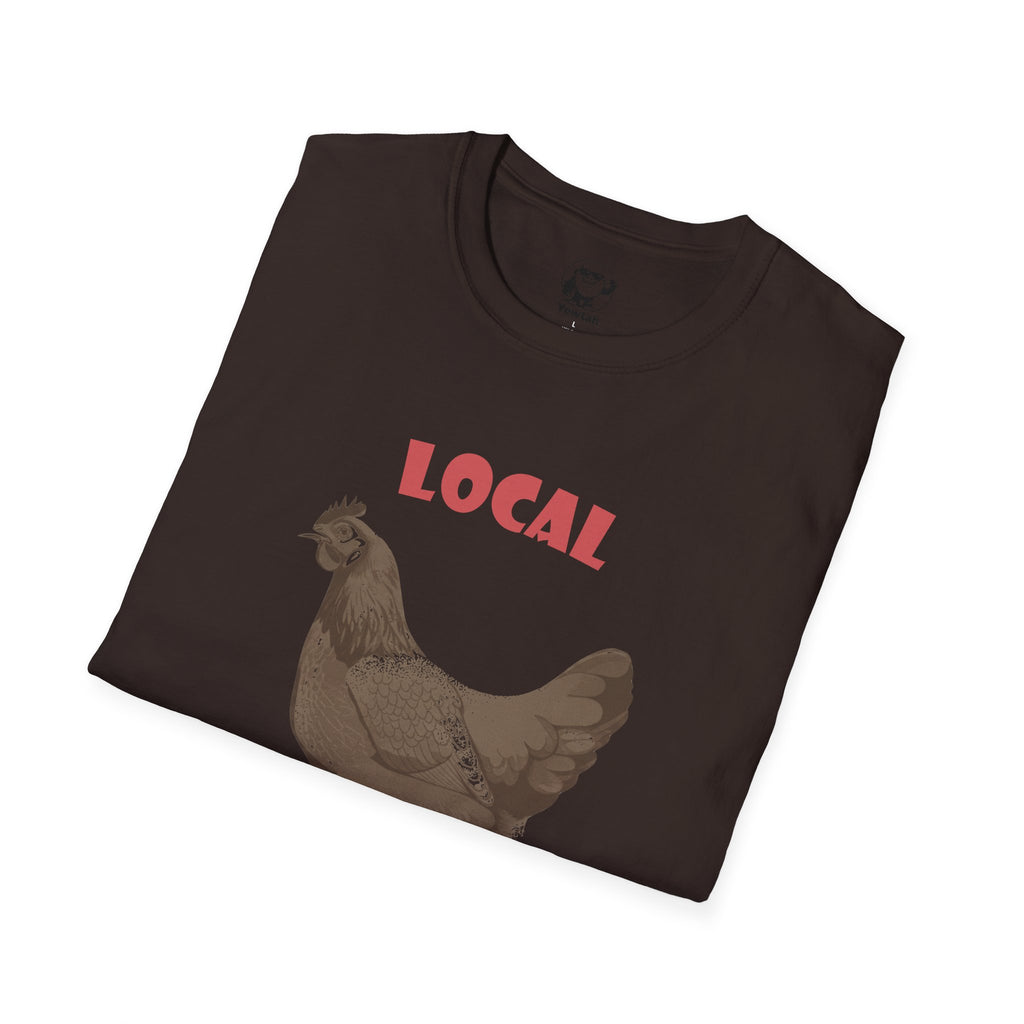 Local Egg Dealer T-Shirt — Funny Chicken Farm Tee for Farmers & Homesteaders