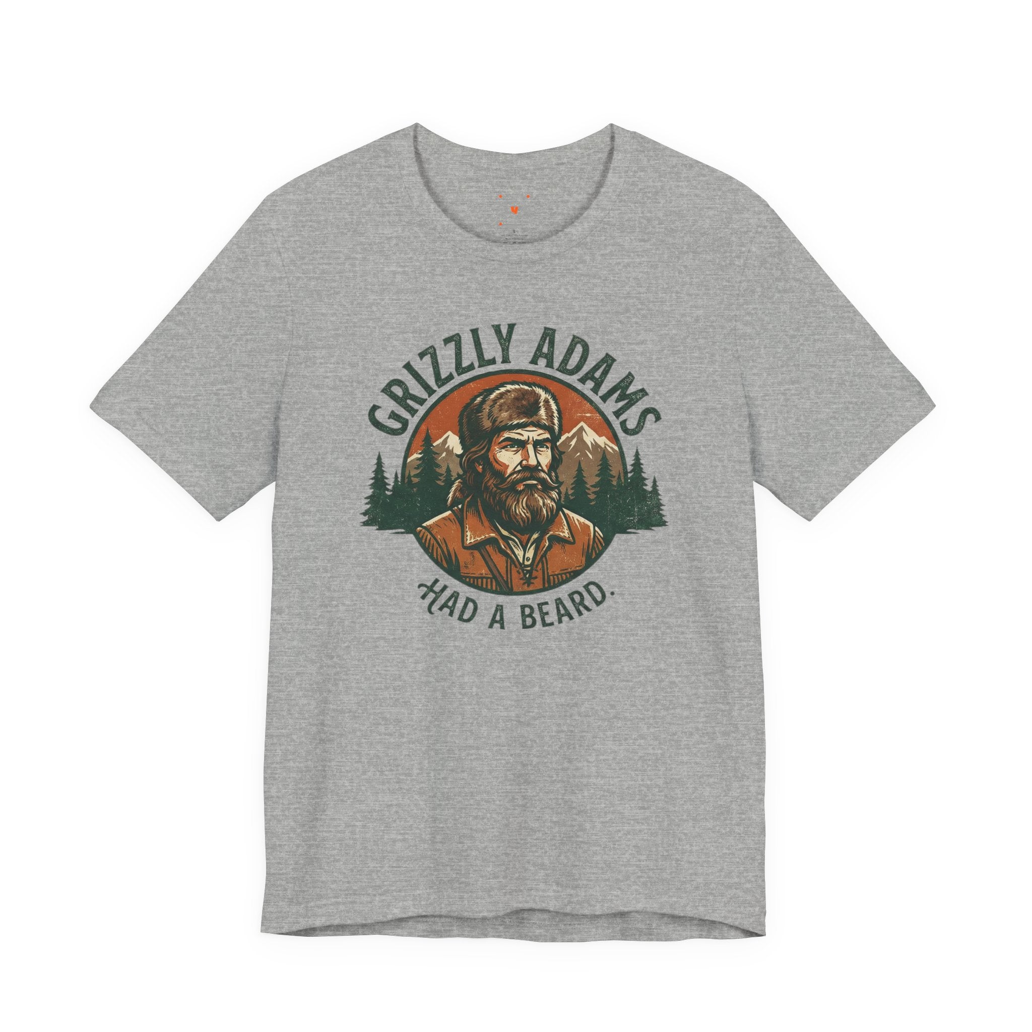 Grizzly Adams Had a Beard Tee — Vintage Outdoors Beard Lover Tee