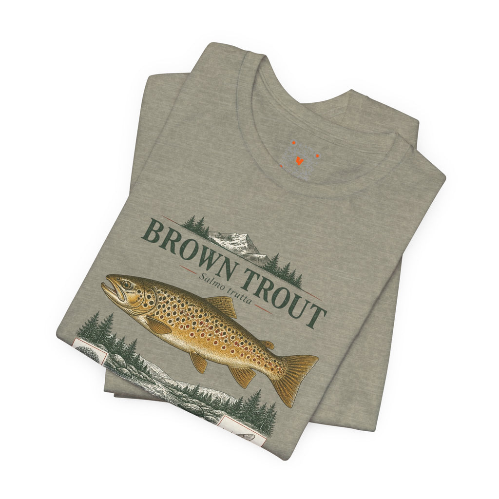 Brown Trout Fishing Tee