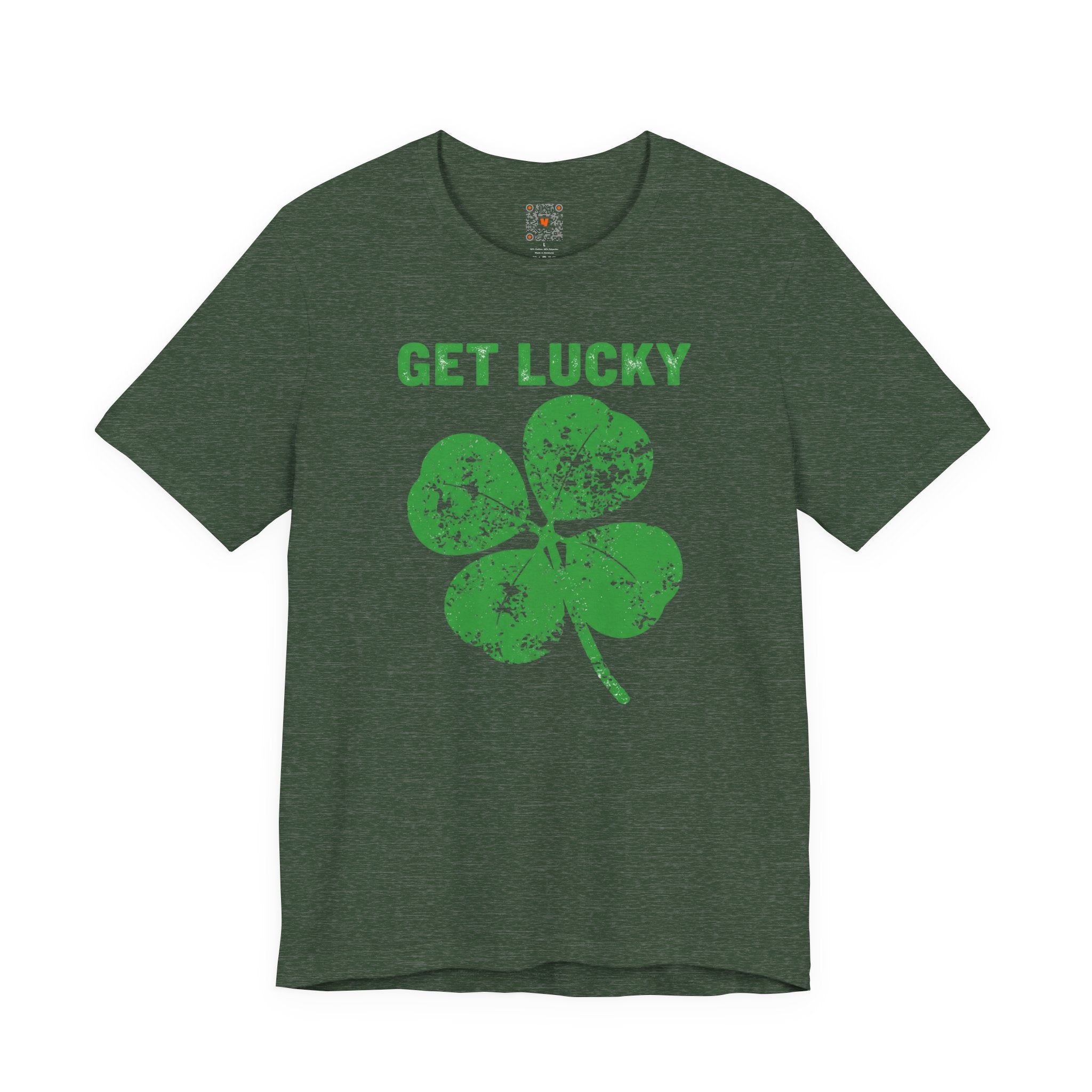 Get Lucky Shamrock T-Shirt — St. Patrick's Day Lucky Clover Tee