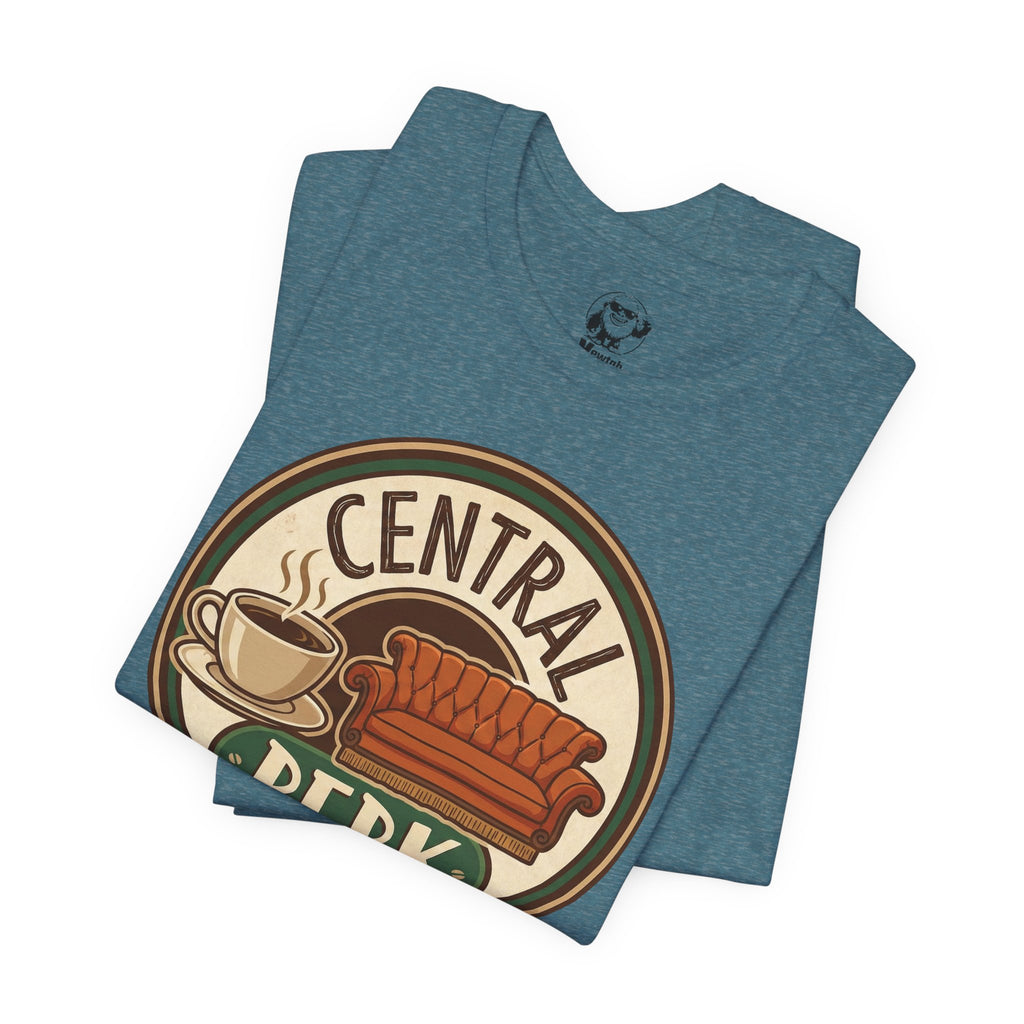 Central Perk Logo T-Shirt — Vintage Coffee Shop Retro Tee