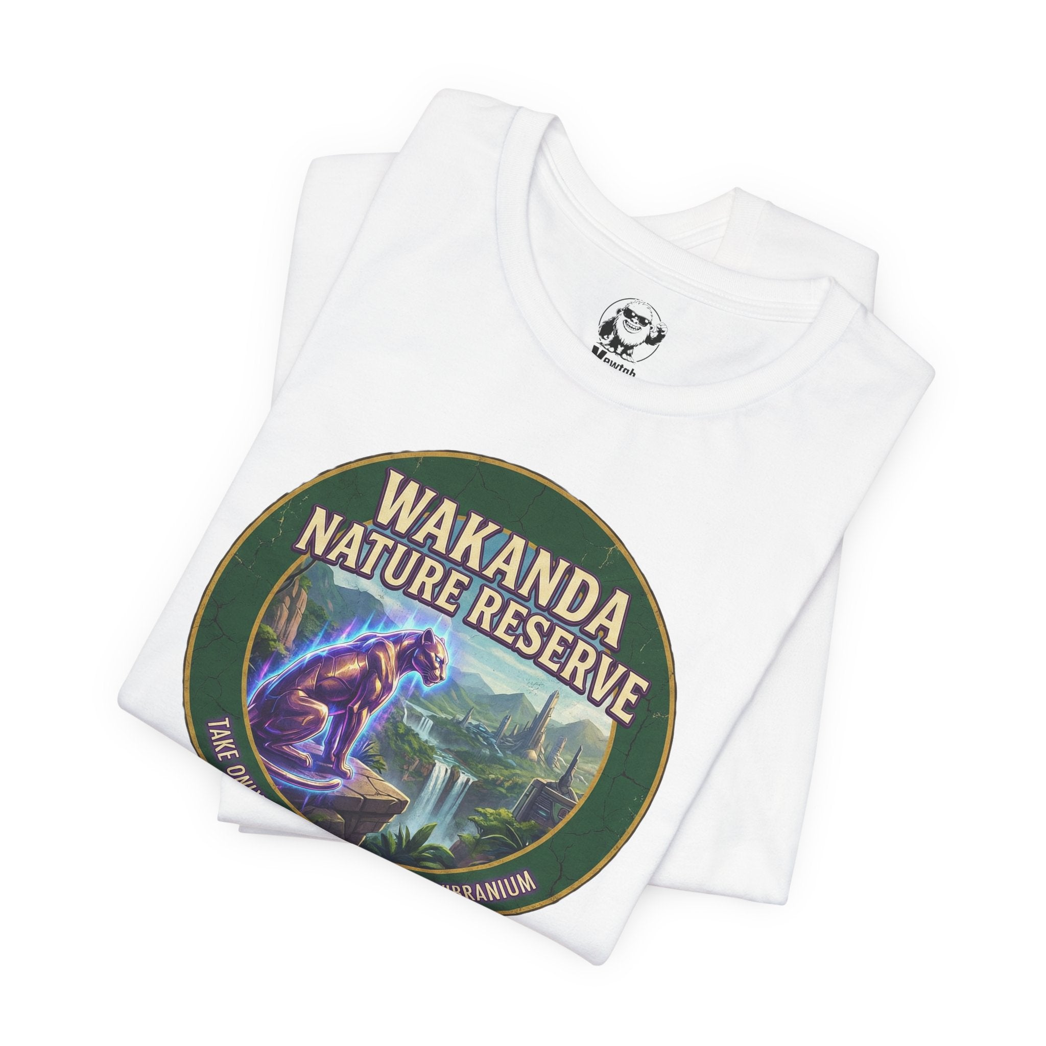 Wakanda Nature Reserve Tee — Vintage Black Panther Wildlife Graphic T-Shirt